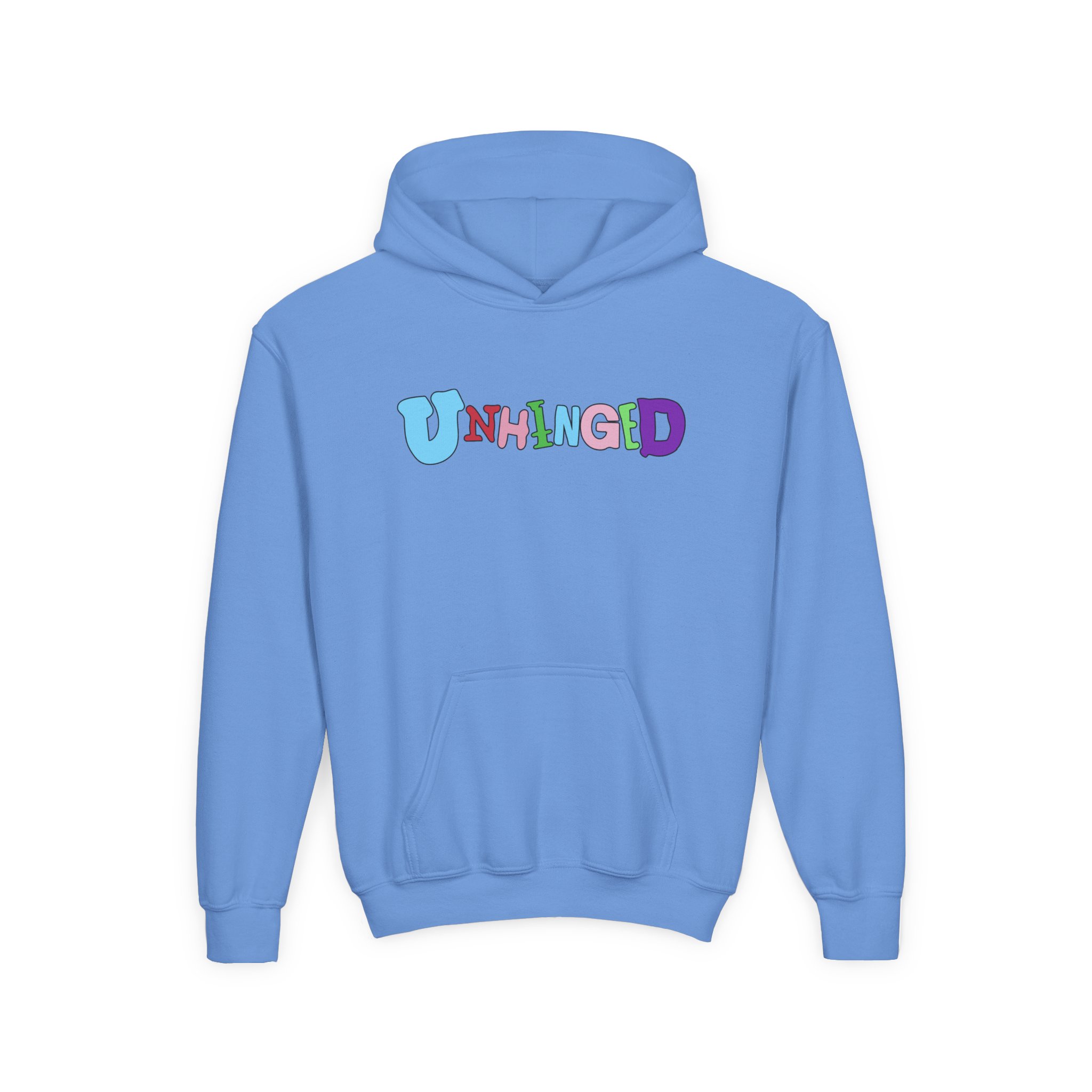Garrett Watts Unhinged Youth Heavy Blend Hooded Sweatshirt - Image 15