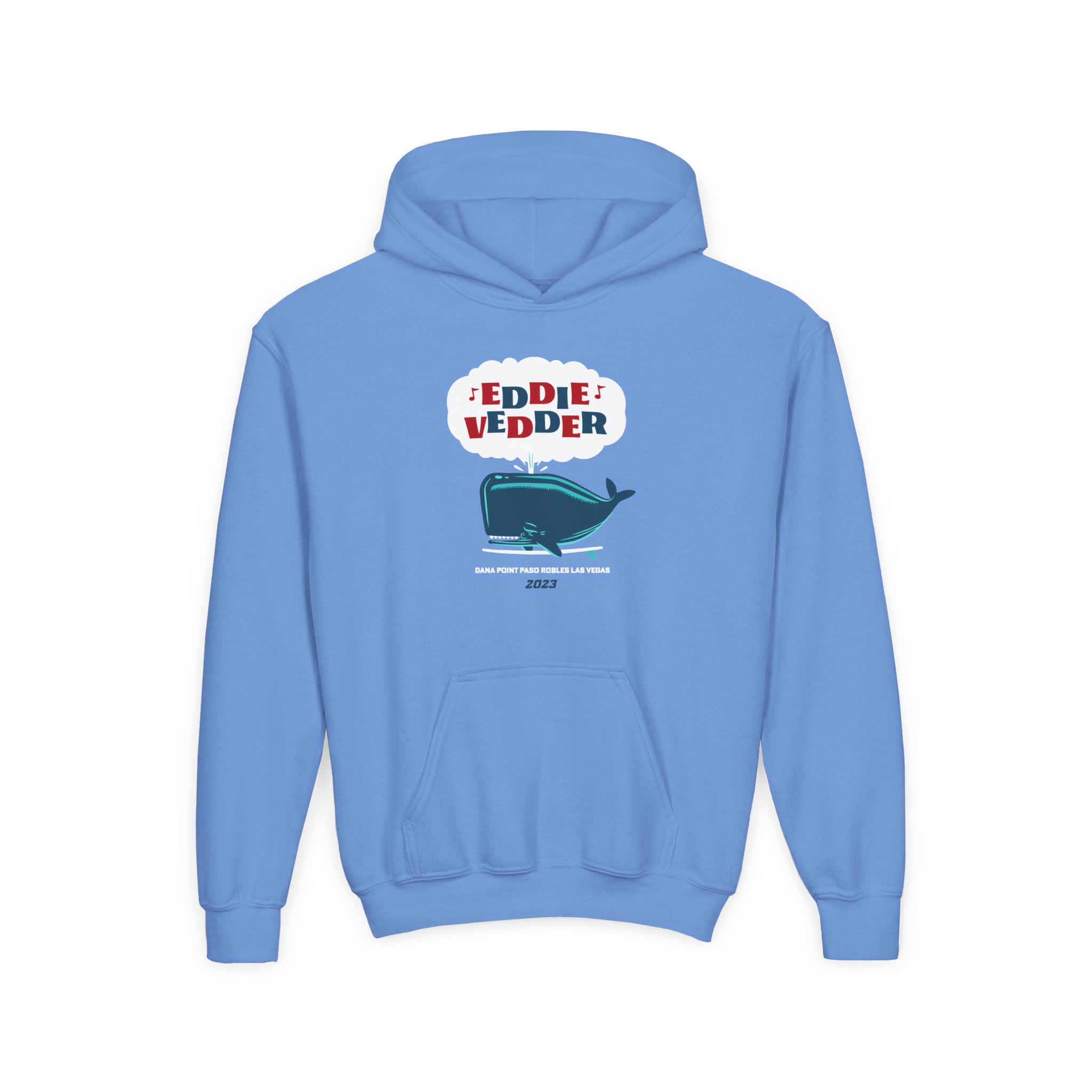 Eddie Vedder Whale Youth Heavy Blend Hooded Sweatshirt - Image 7