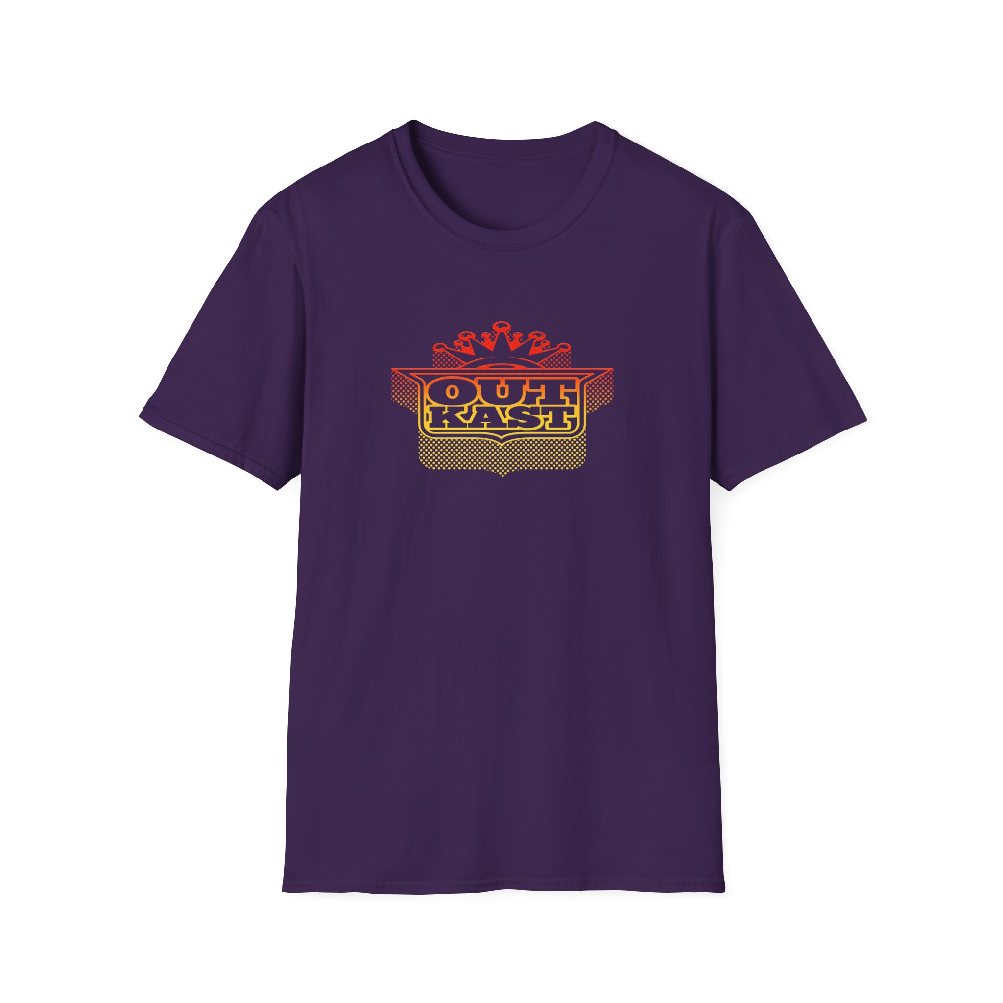 Outkast Gold Dot Logo Unisex Softstyle T-Shirt - Image 11