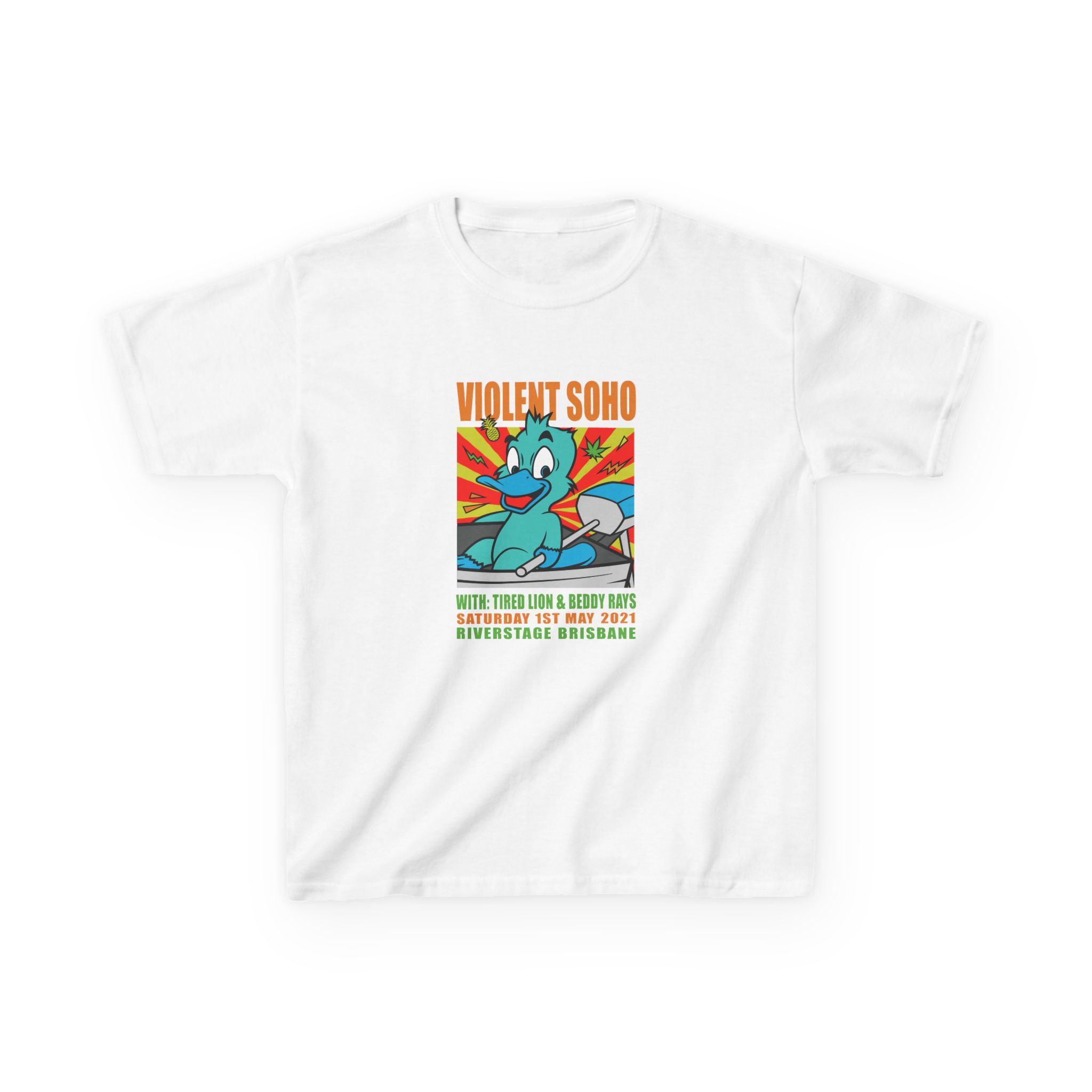 Violent Soho Event Poster Kids Heavy Cotton™ Tee - Image 3