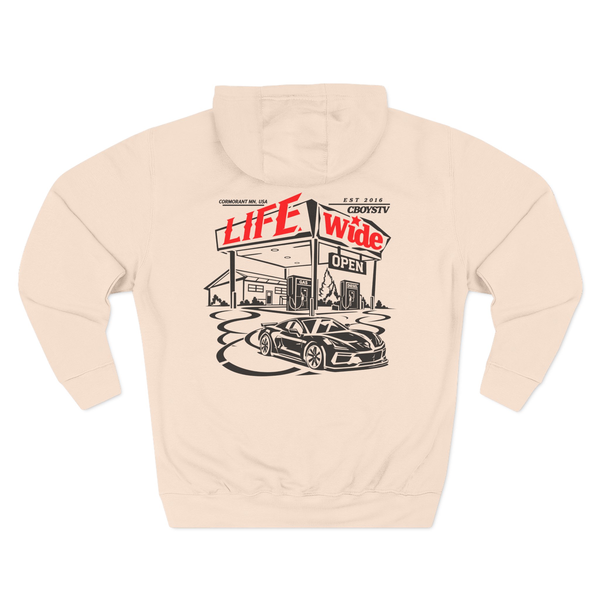 Cboystv C7-Store Three-Panel Fleece Hoodie - Image 8