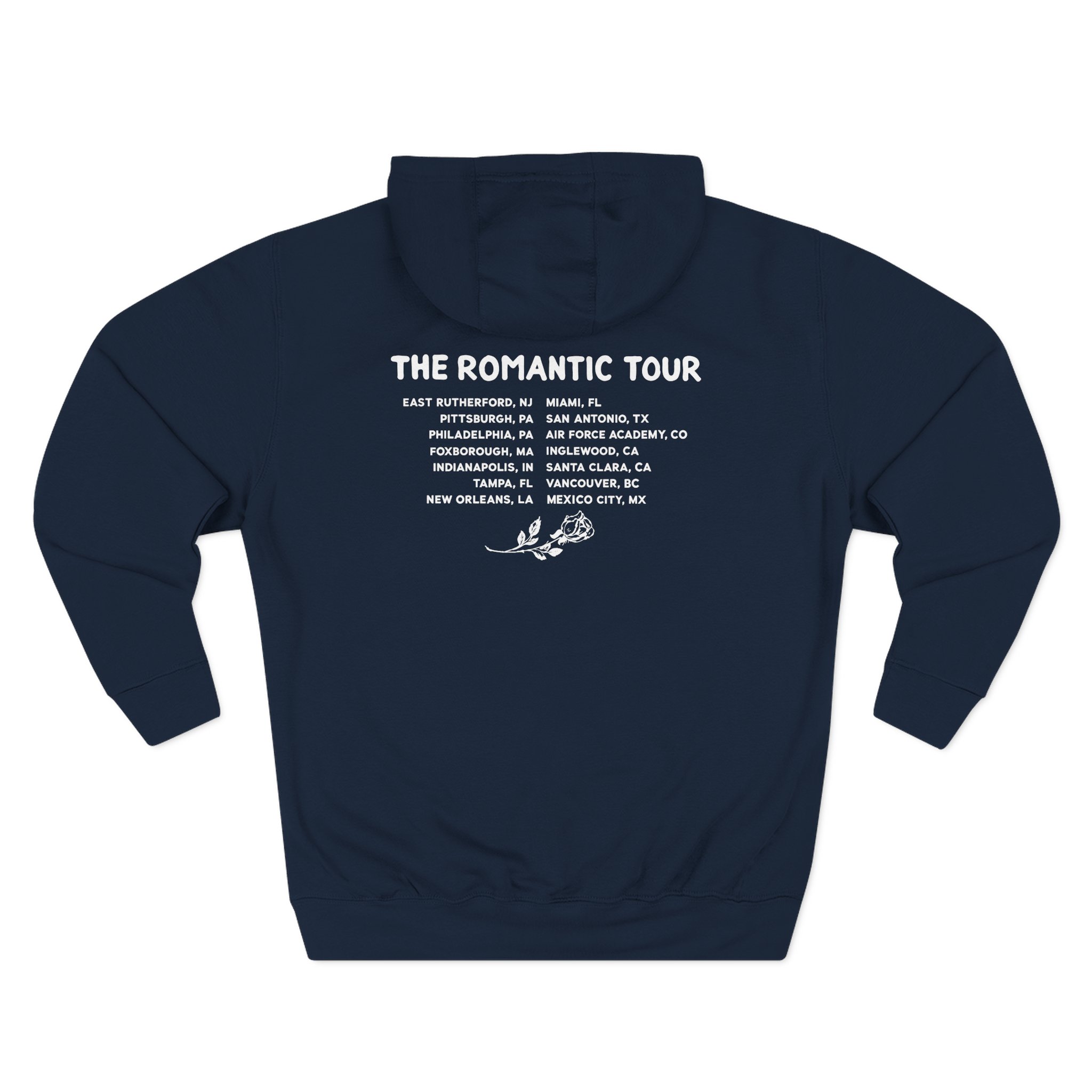 Bruno Mars the Romantic Tour Three-Panel Fleece Hoodie - Image 10