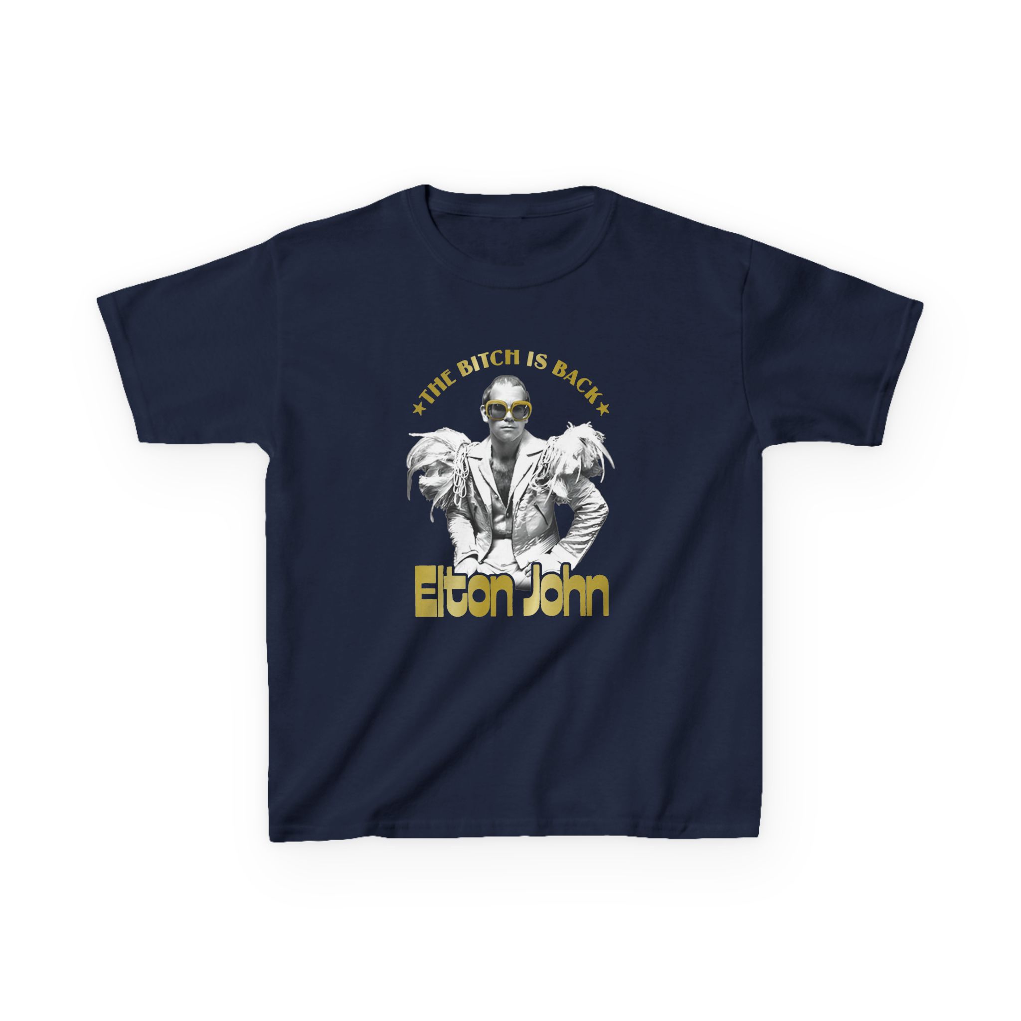 Ej Farewell Bitch is Back Foil Kids Heavy Cotton™ Tee - Image 7