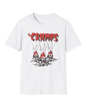 The Cramps Voodoo Skulls Unisex Softstyle T-Shirt
