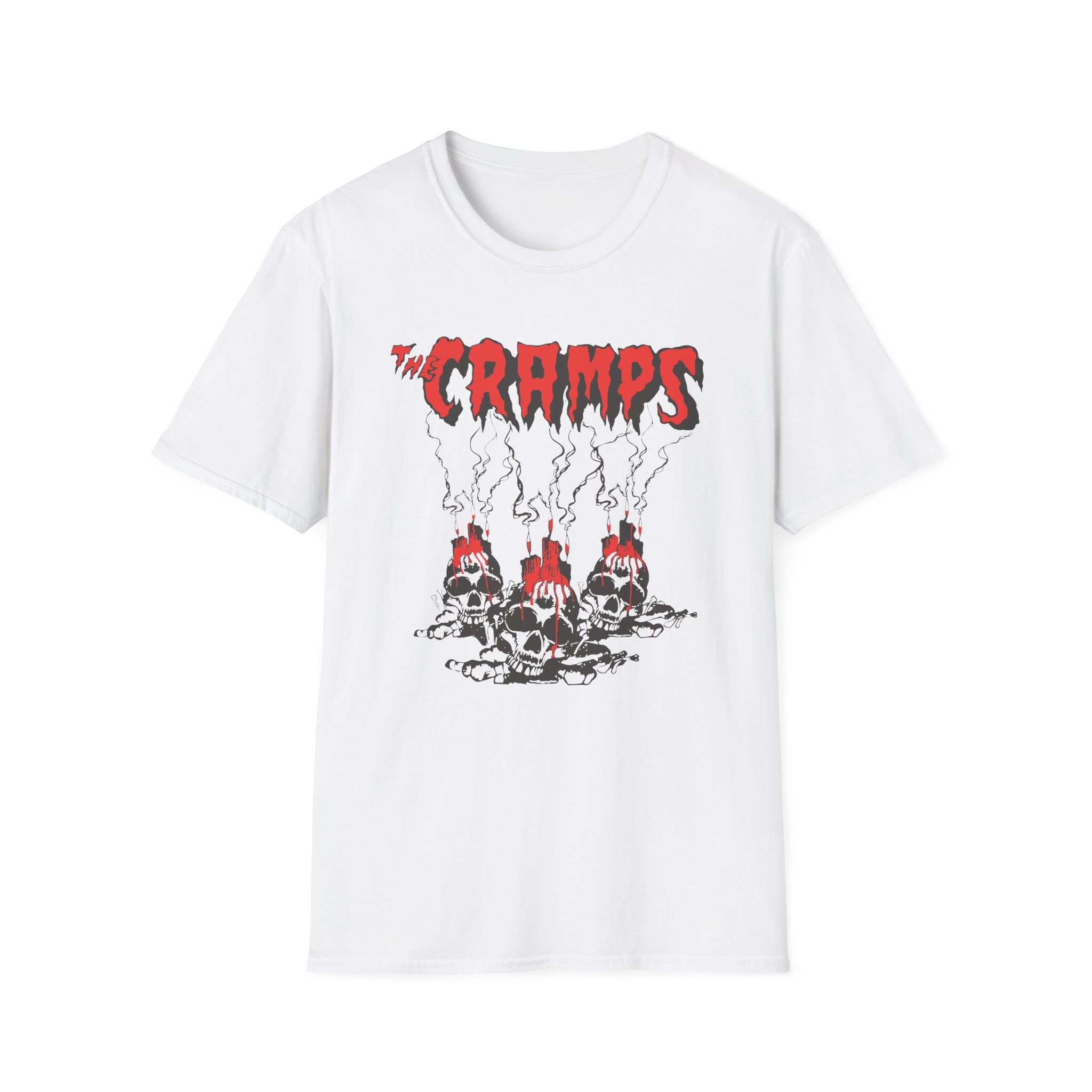 The Cramps Voodoo Skulls Unisex Softstyle T-Shirt