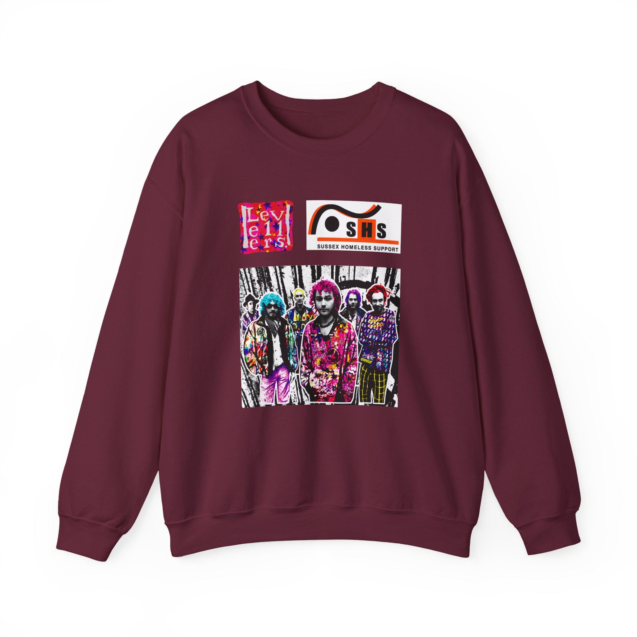 Levellers Postman Print Unisex Heavy Blend™ Crewneck Sweatshirt - Image 3