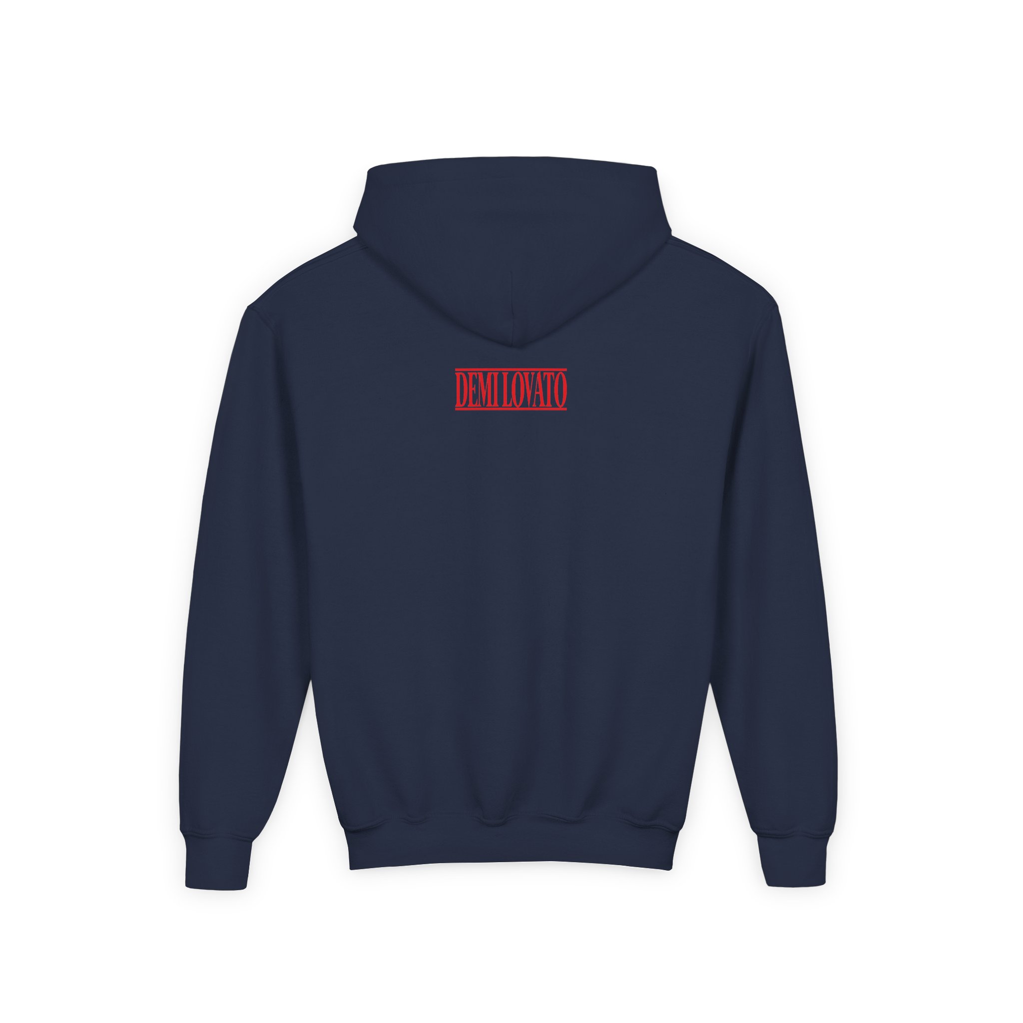 D L Bleeding Cross Youth Heavy Blend Hooded Sweatshirt - Image 6