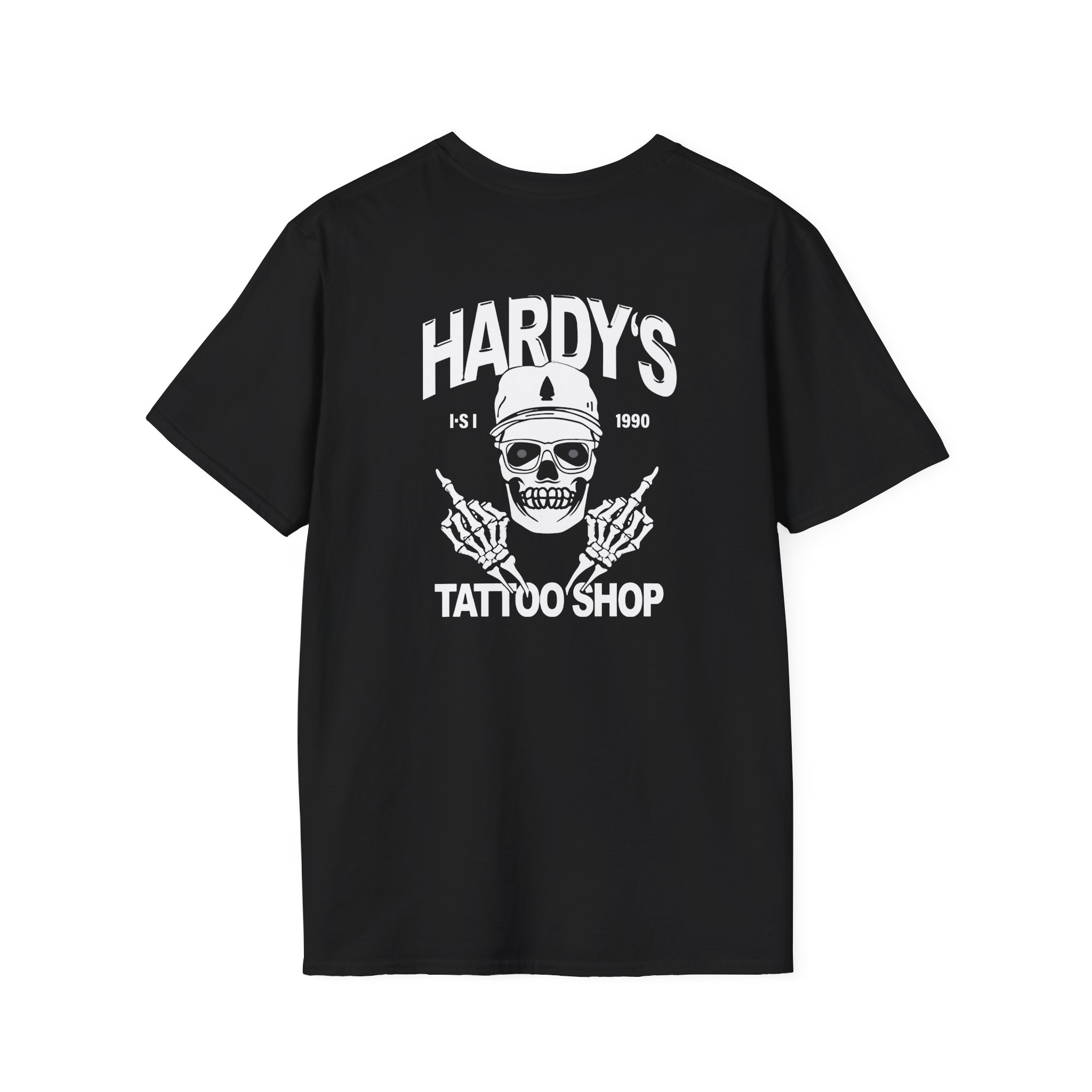 Hd Tattoo Shop Unisex Softstyle T-Shirt - Image 4