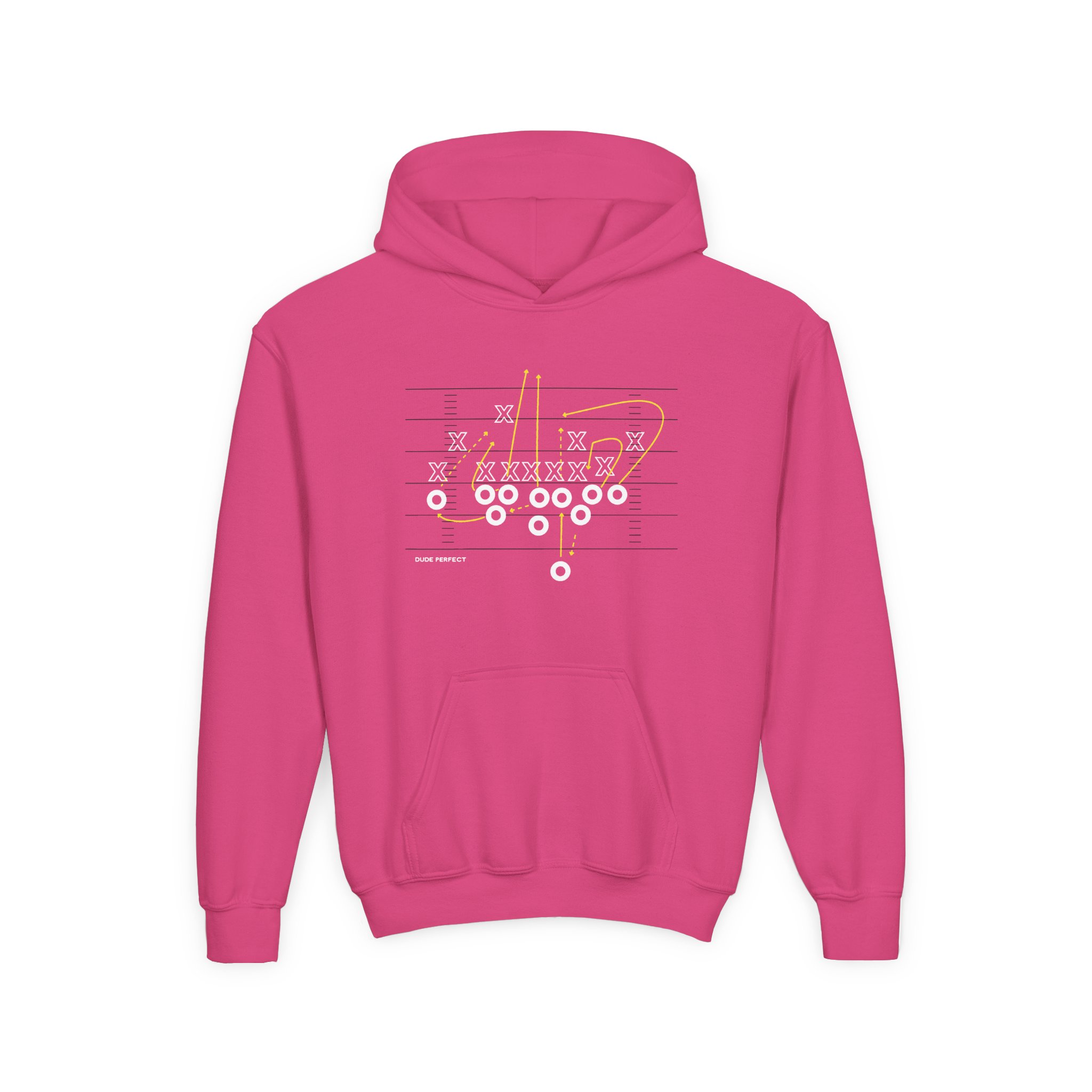 Dude Perfect Making Plays Youth Heavy Blend Hooded Sweatshirt - Image 17
