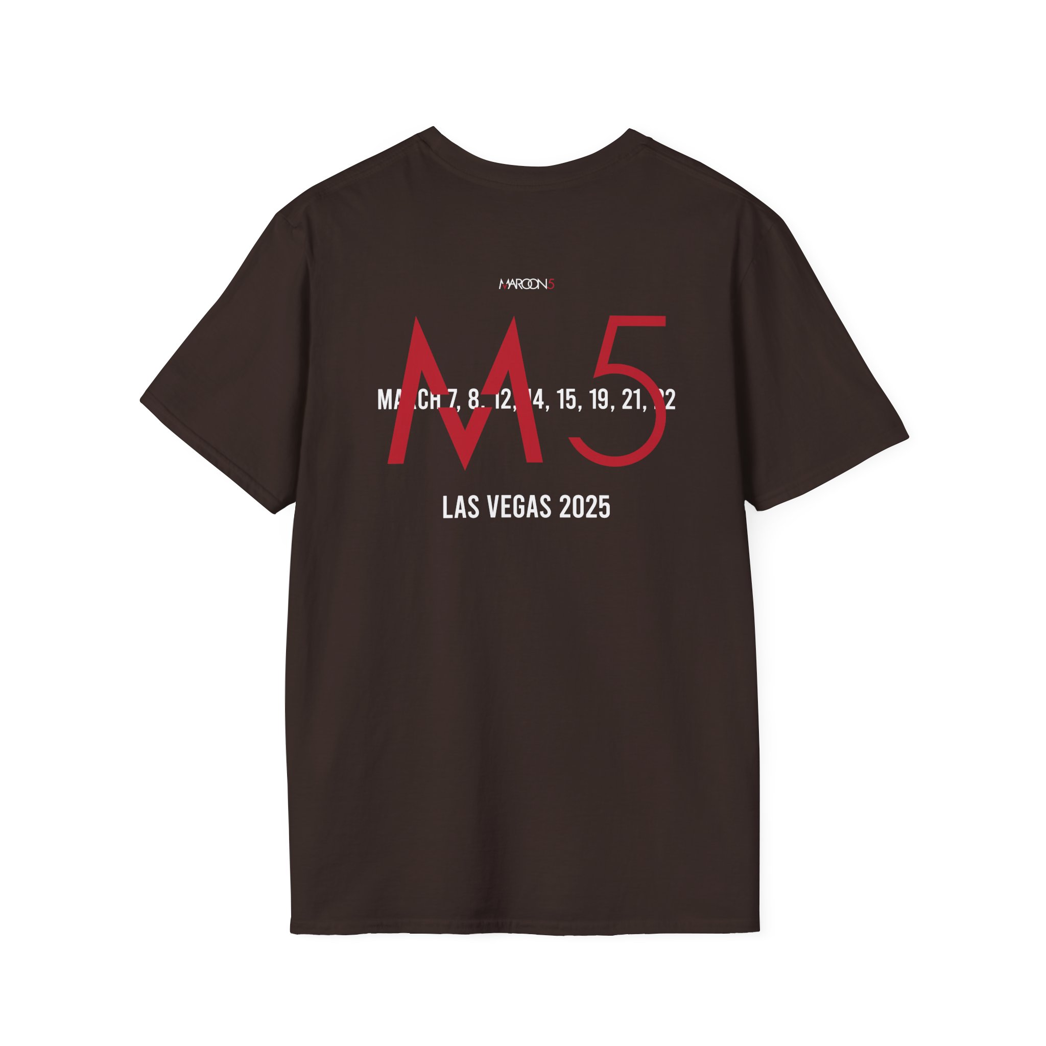 Adam Levine M5LV Distressed Unisex Softstyle T-Shirt - Image 4