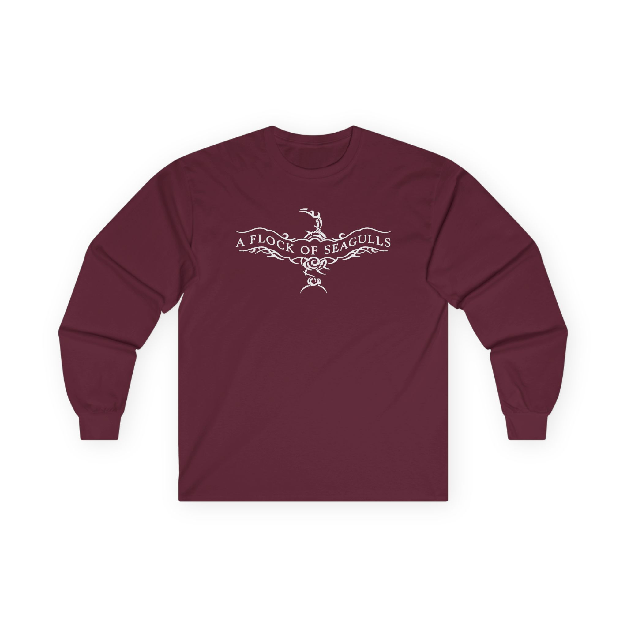 A Flock of Seagulls Logo Unisex Ultra Cotton Long Sleeve Tee - Image 3