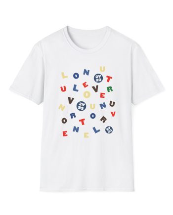 Love on Tour Letras Unisex Softstyle T-Shirt