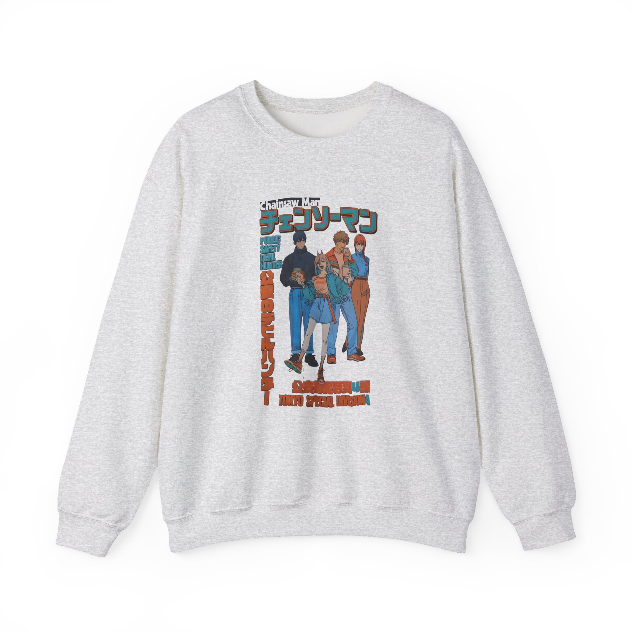Chainsaw Man Group Unisex Heavy Blend™ Crewneck Sweatshirt - Image 3