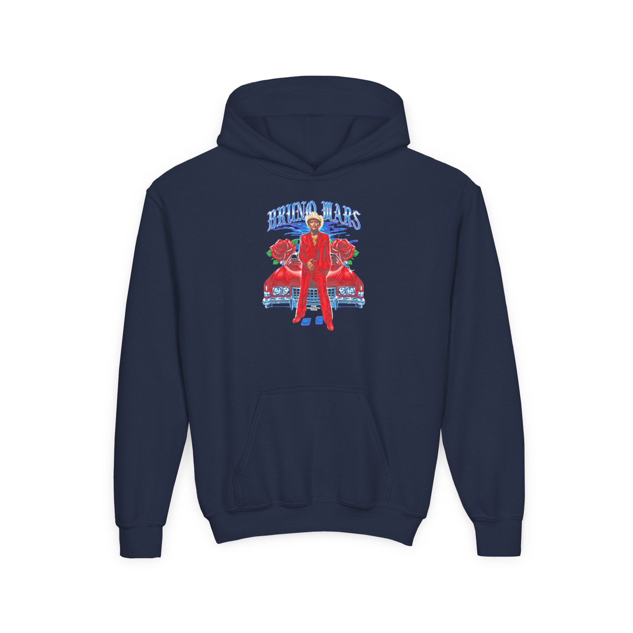 Bruno Mars Tampa the Romantic Youth Heavy Blend Hooded Sweatshirt - Image 5