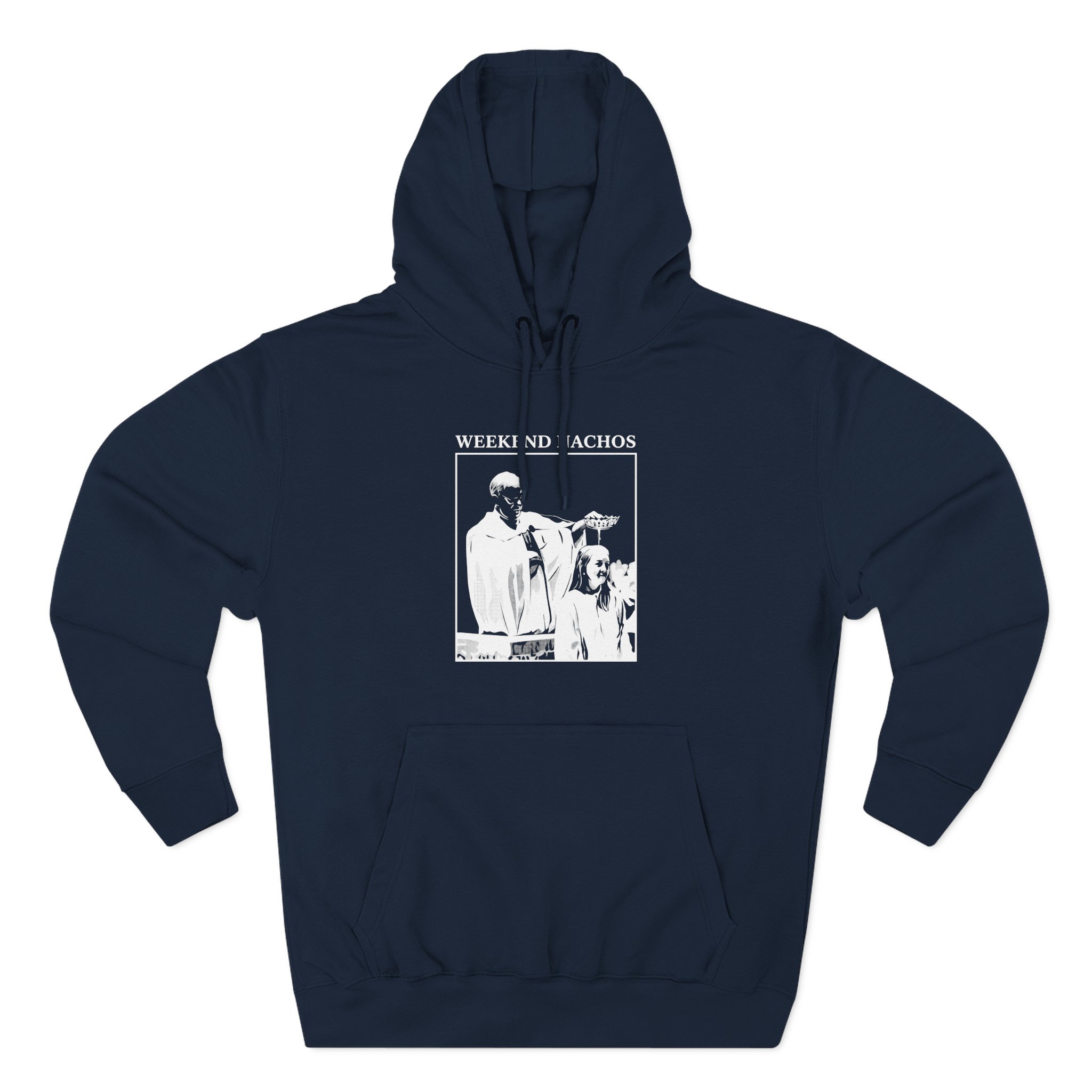 Weekend Nachos Three-Panel Fleece Hoodie - Image 9