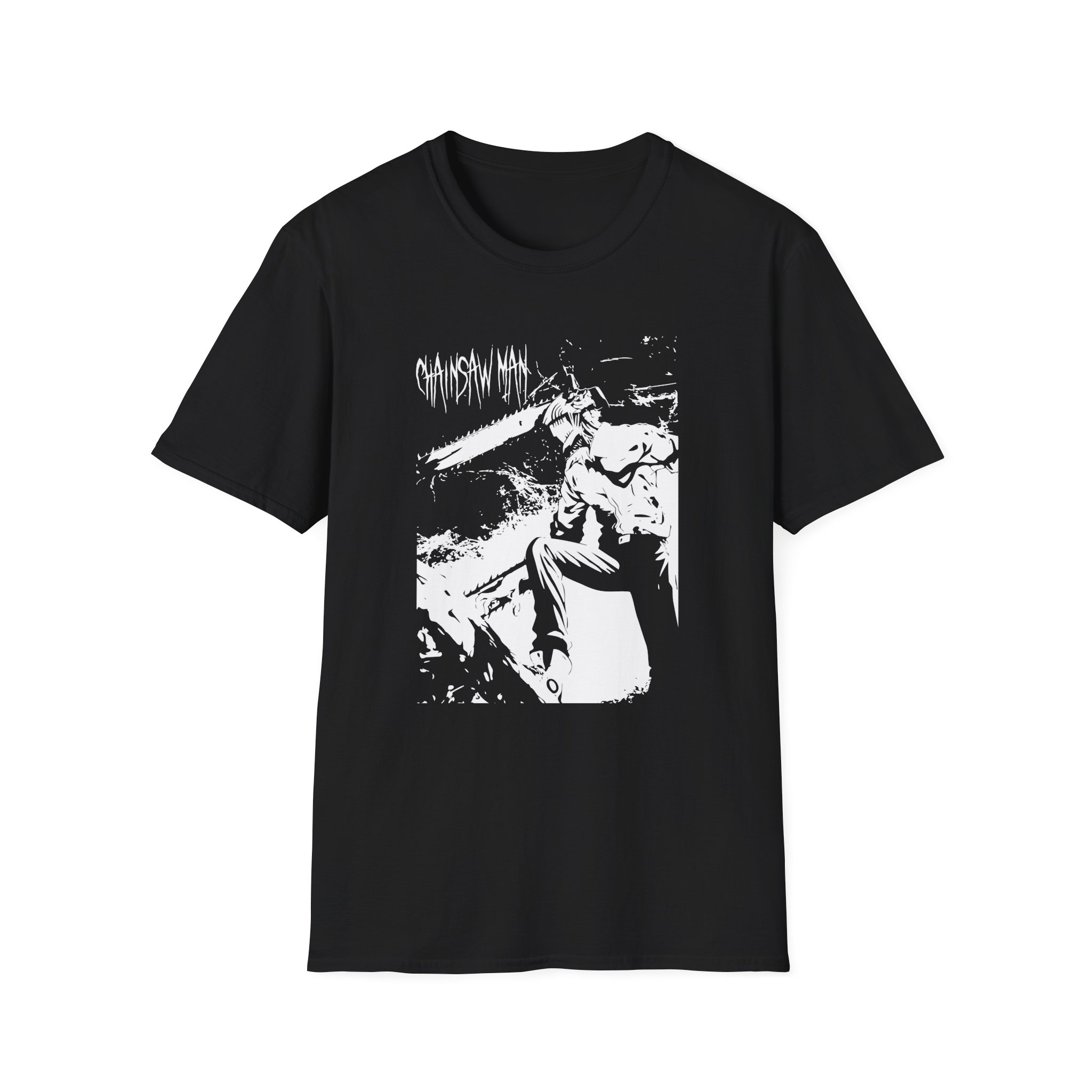 Chainsaw Man Jumbo Denji Unisex Softstyle T-Shirt