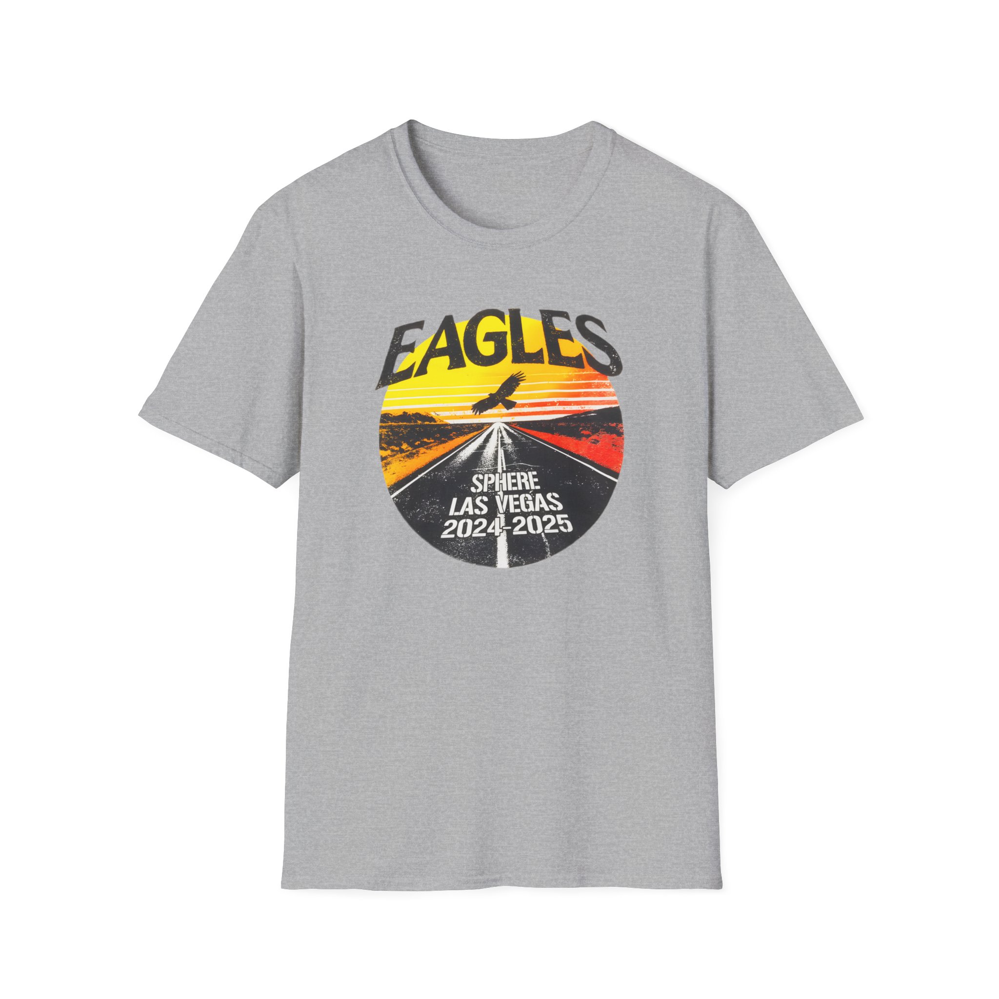 The Eagles Sphere 2024 / 2025 Sunset Unisex Softstyle T-Shirt - Image 7