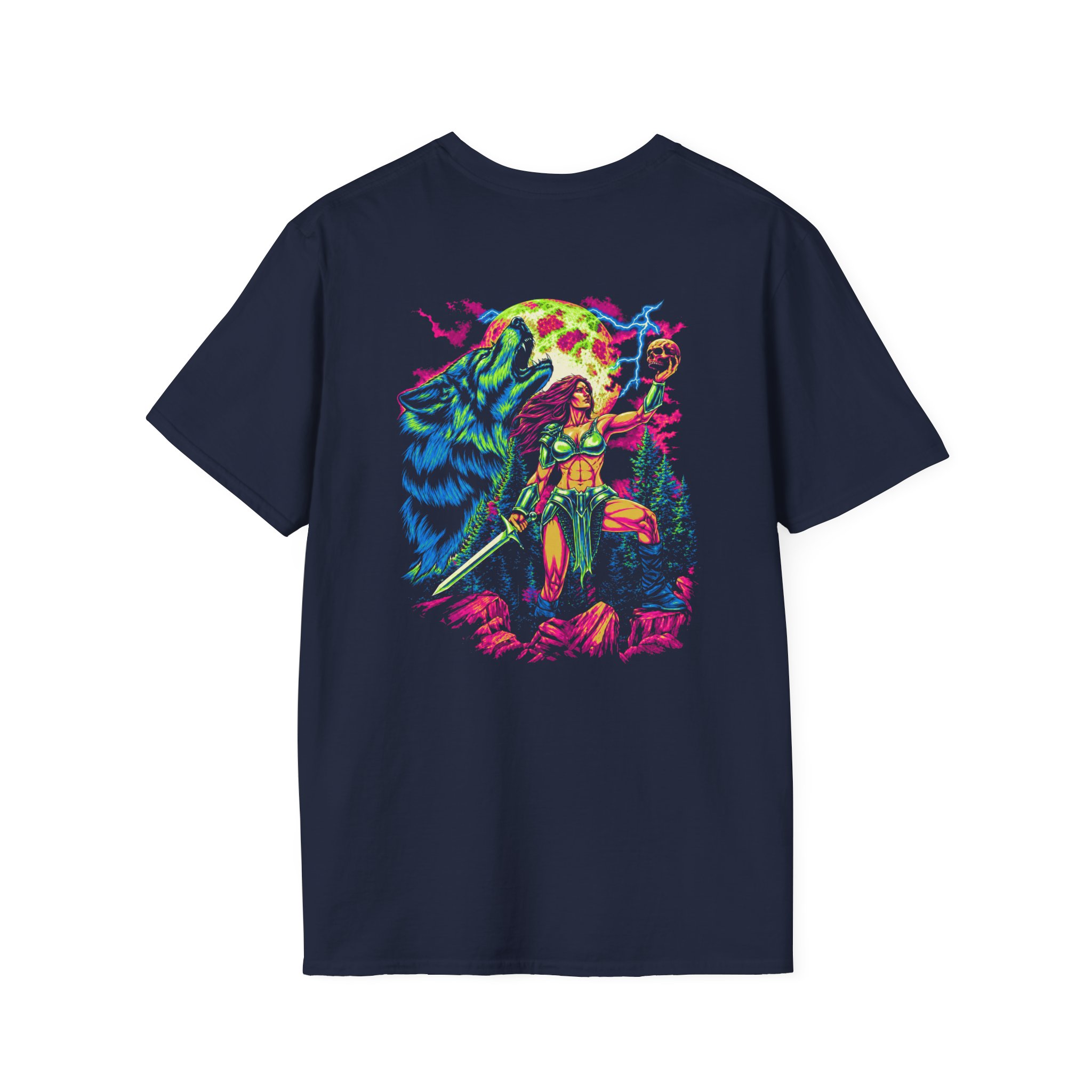 Angelmaker Wolf Spirit (Tour Edition) Unisex Softstyle T-Shirt - Image 8