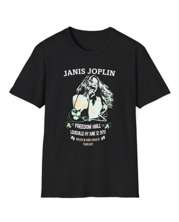 Janis Joplin Freedom Hall Unisex Softstyle T-shirt