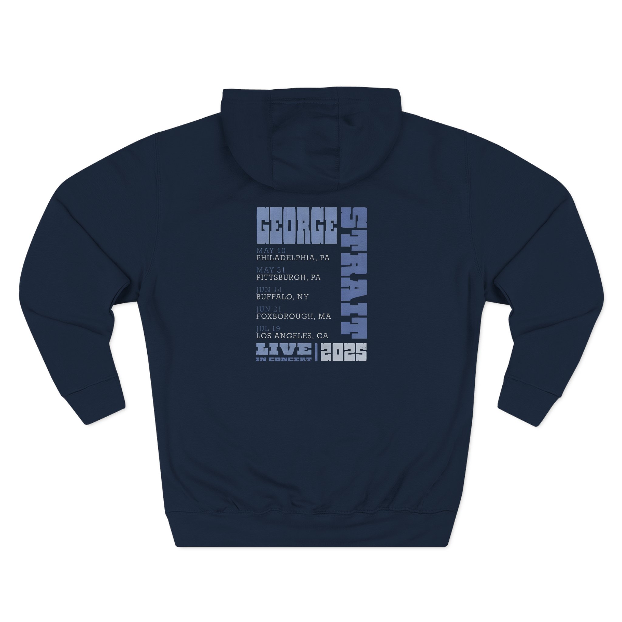 George Strait Tour Three-Panel Fleece Hoodie - Image 4