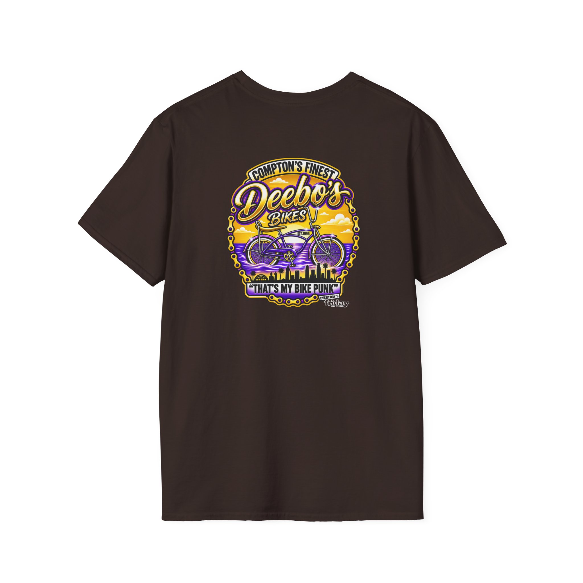 Ice Cube Deebo's Bikes Unisex Softstyle T-Shirt - Image 4