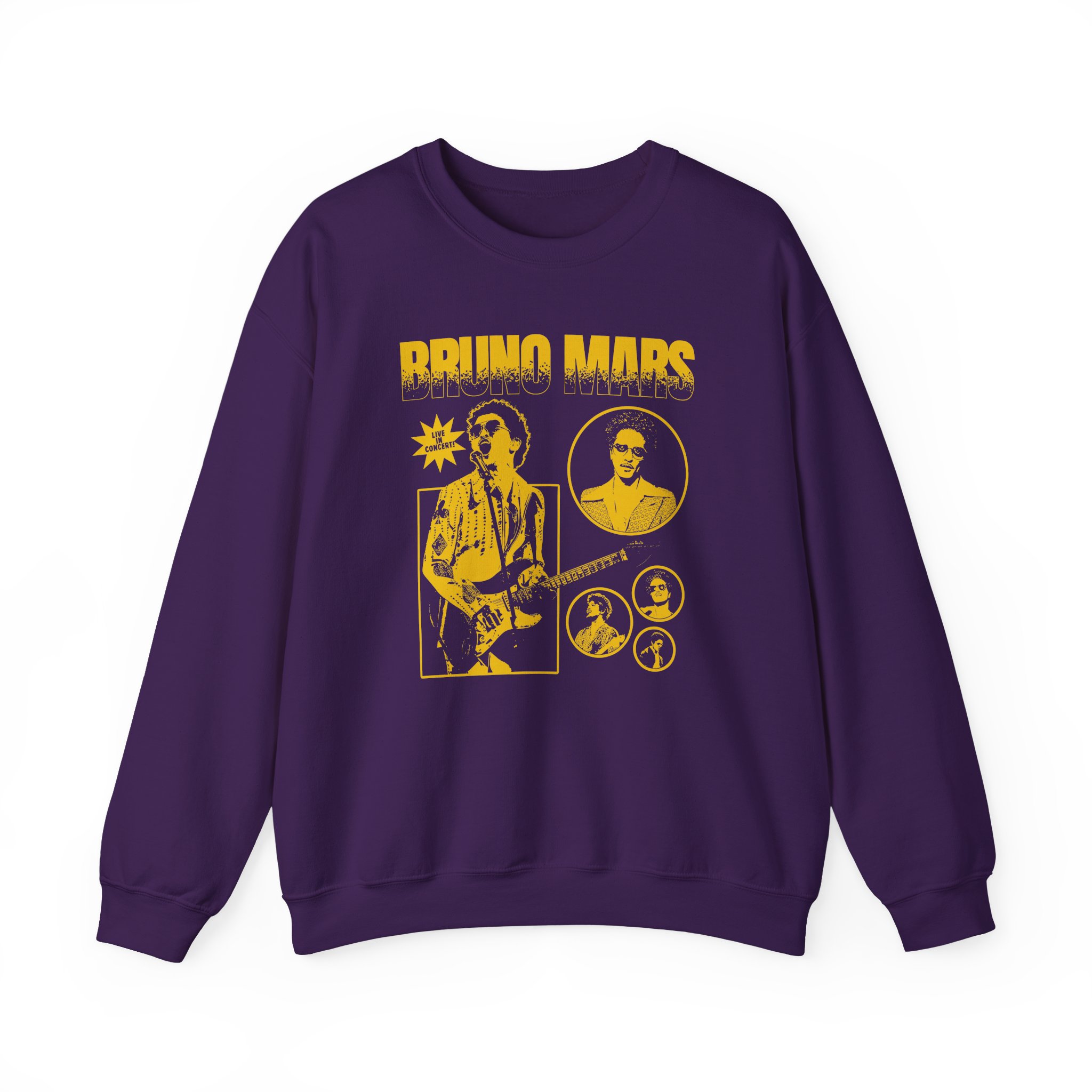 Bruno Mars Unisex Heavy Blend™ Crewneck Sweatshirt - Image 11
