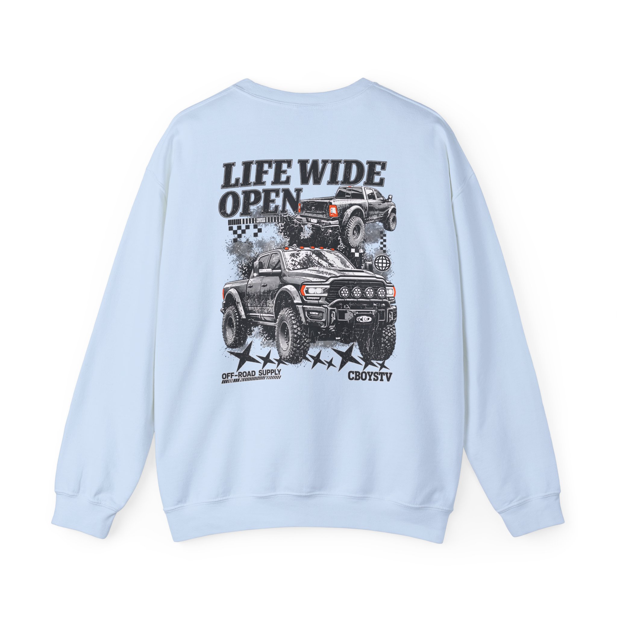 Cboystv Prospector Whiteout Unisex Heavy Blend™ Crewneck Sweatshirt - Image 12
