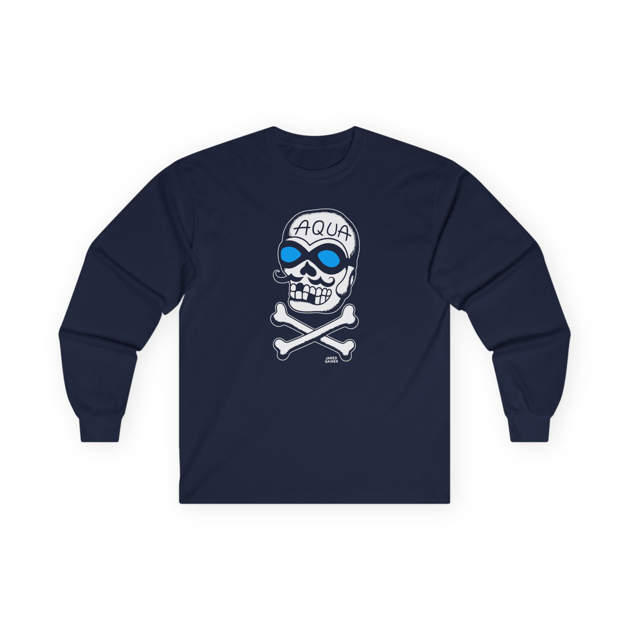 The Aquabats! * Jared Gaines AquaSkully! Unisex Ultra Cotton Long Sleeve Tee - Image 7