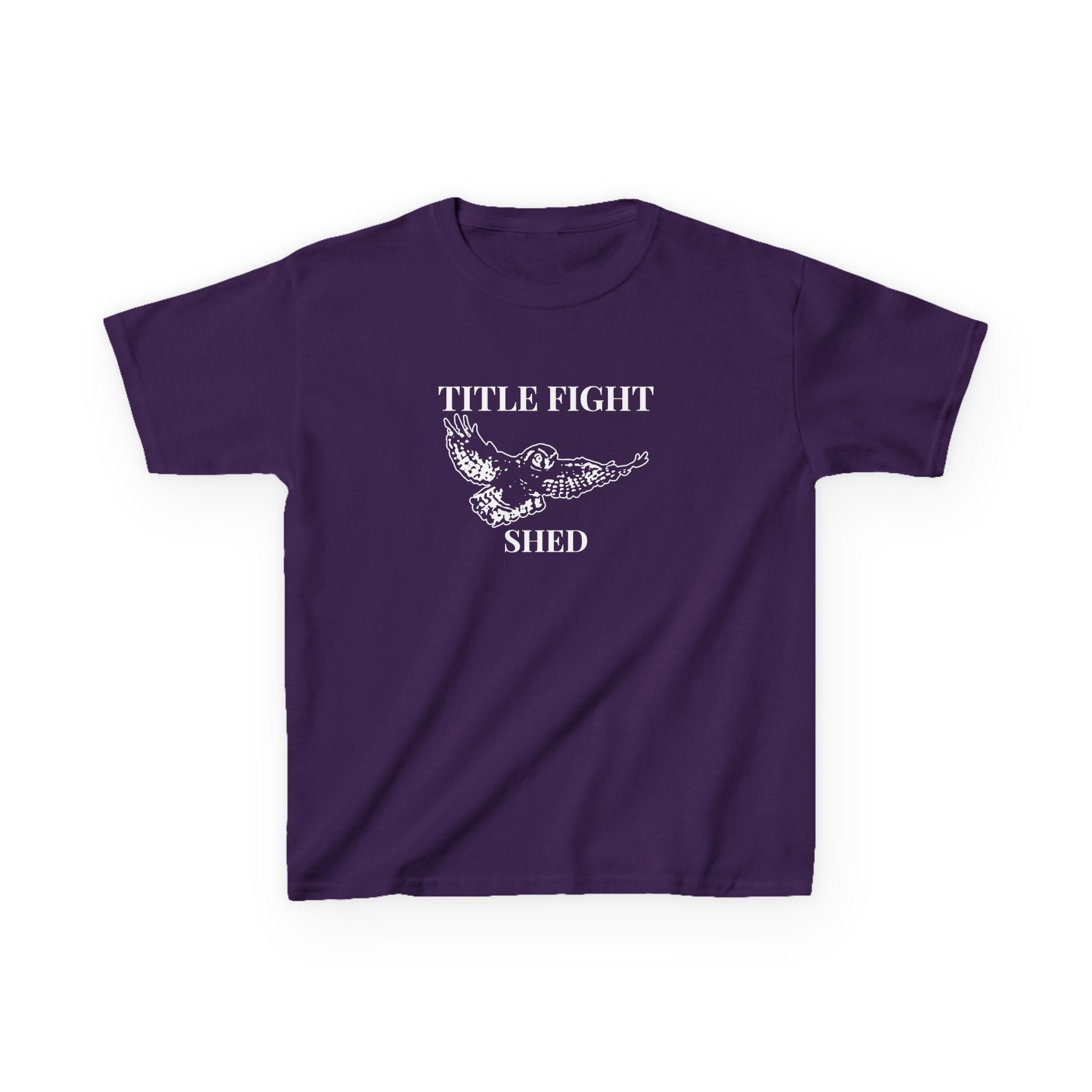Kids Cold Cuts Title Fight Shed Owl Heavy Cotton™ Tee - Image 17