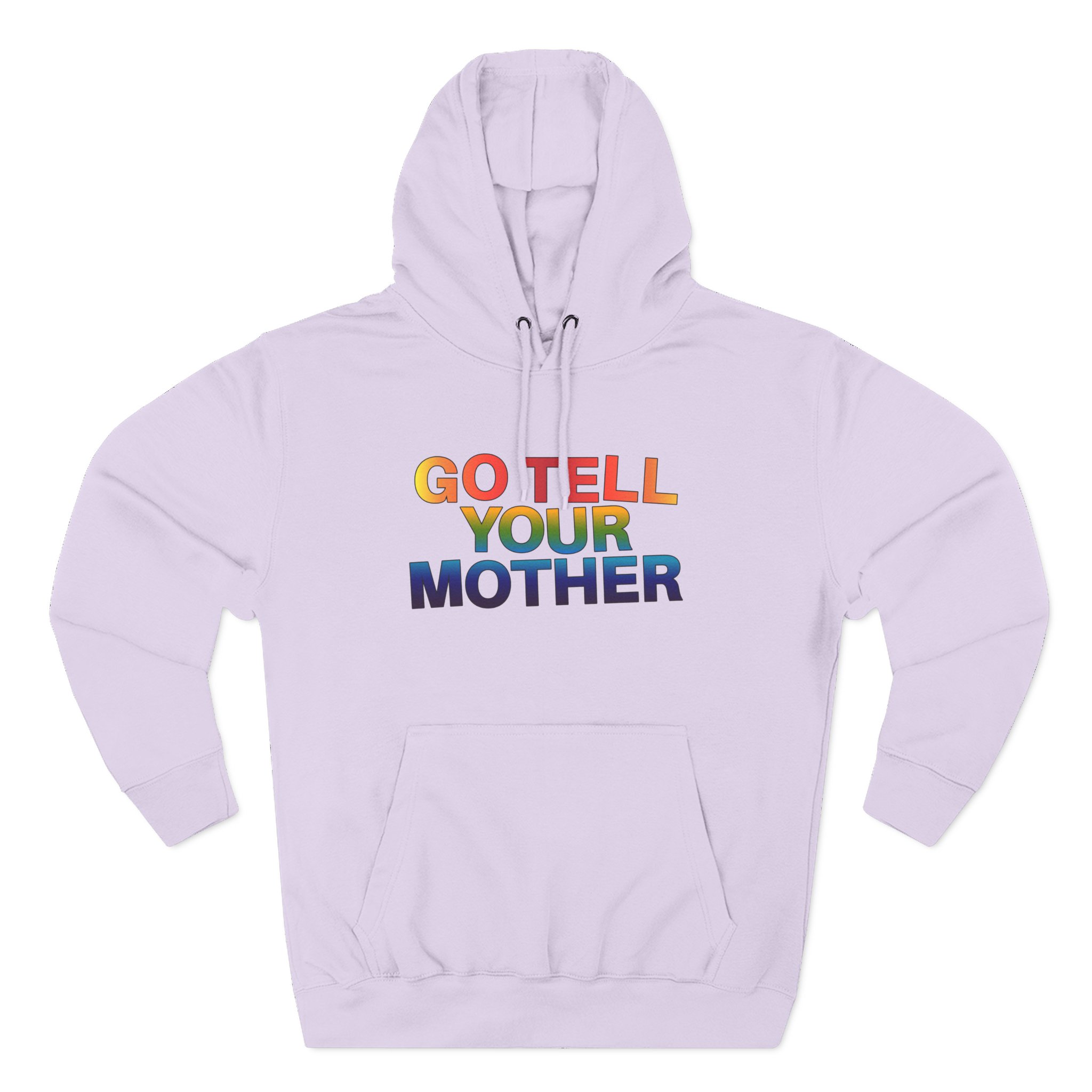 D L Go Tell Your Mother Three-Panel Fleece Hoodie - Image 11