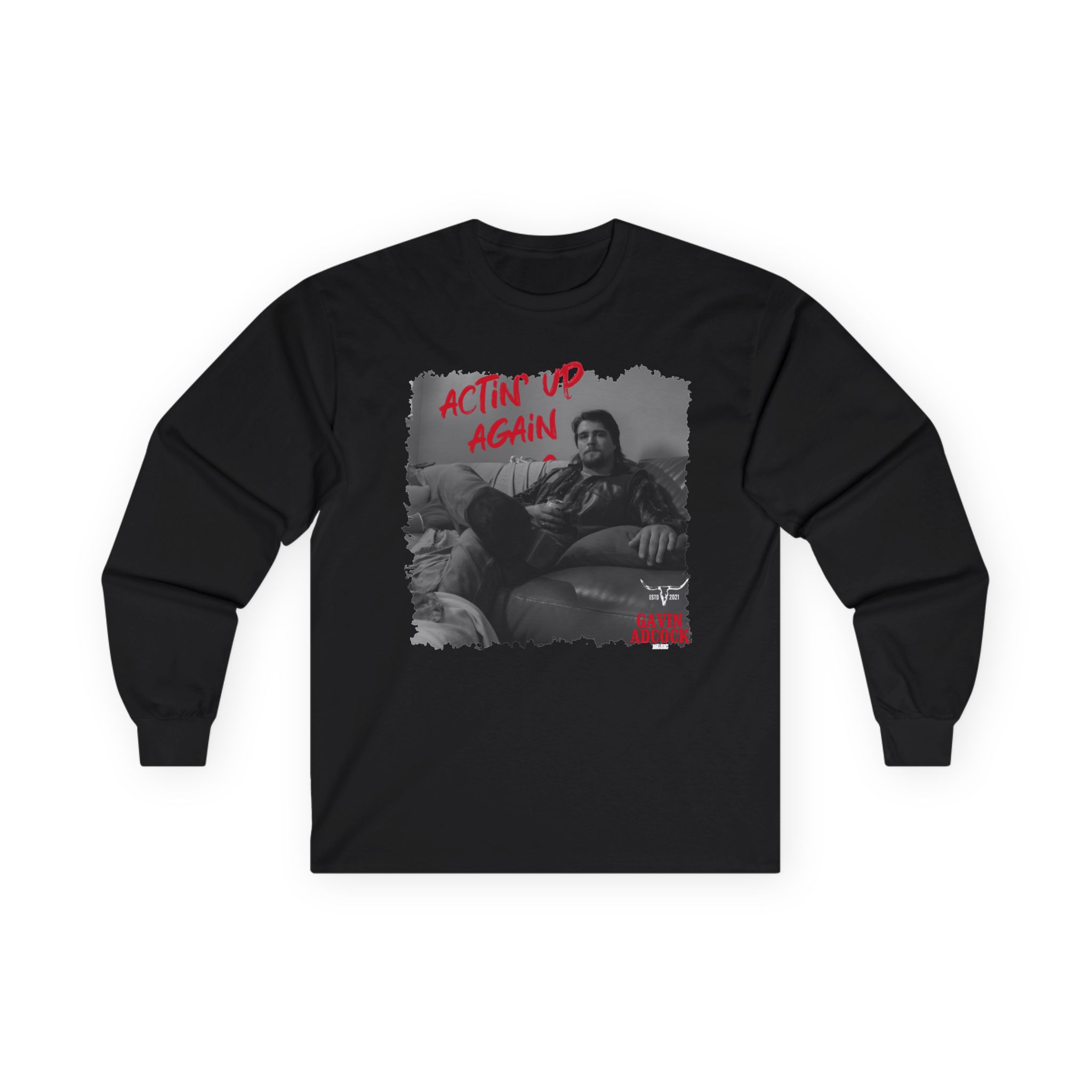 Gavin Adcock Actin' Up Again Album Unisex Ultra Cotton Long Sleeve Tee