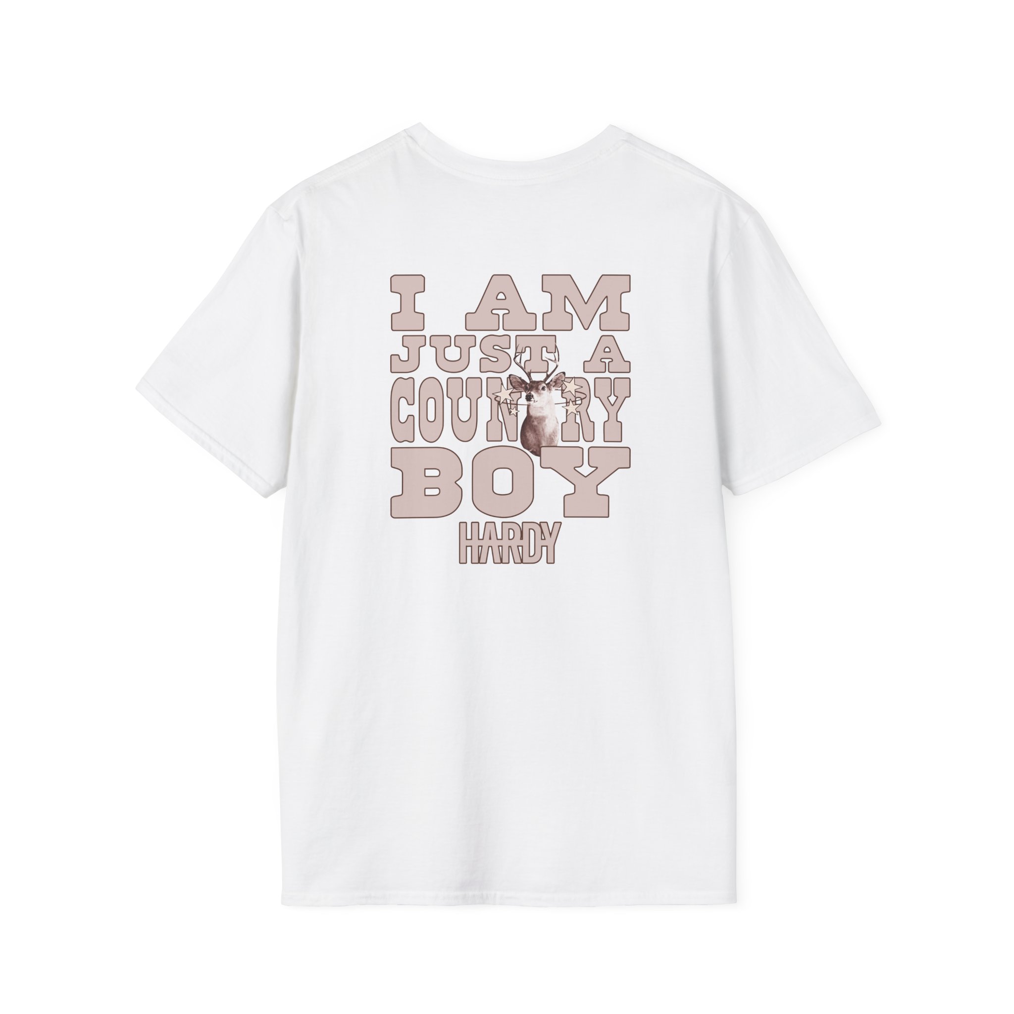 Hd I Am Just a Country Boy Crewneck Unisex Softstyle T-Shirt - Image 4