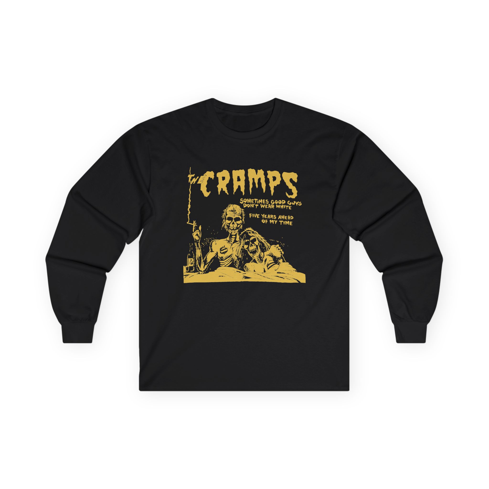 The Cramps Sometimes Good Guys Don’t Wear White Unisex Ultra Cotton Long Sleeve Tee