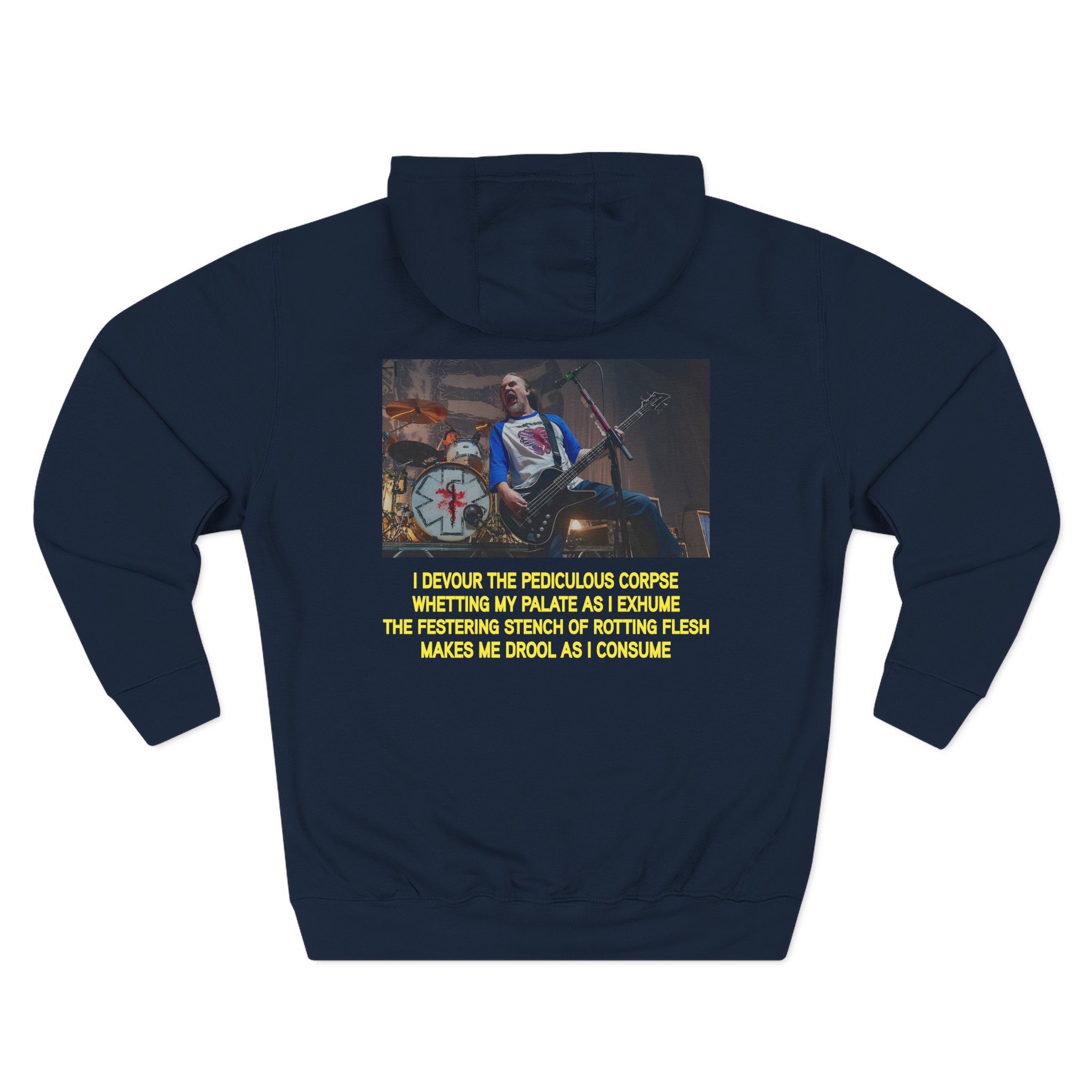 Carcass UKDM Three-Panel Fleece Hoodie - Image 10