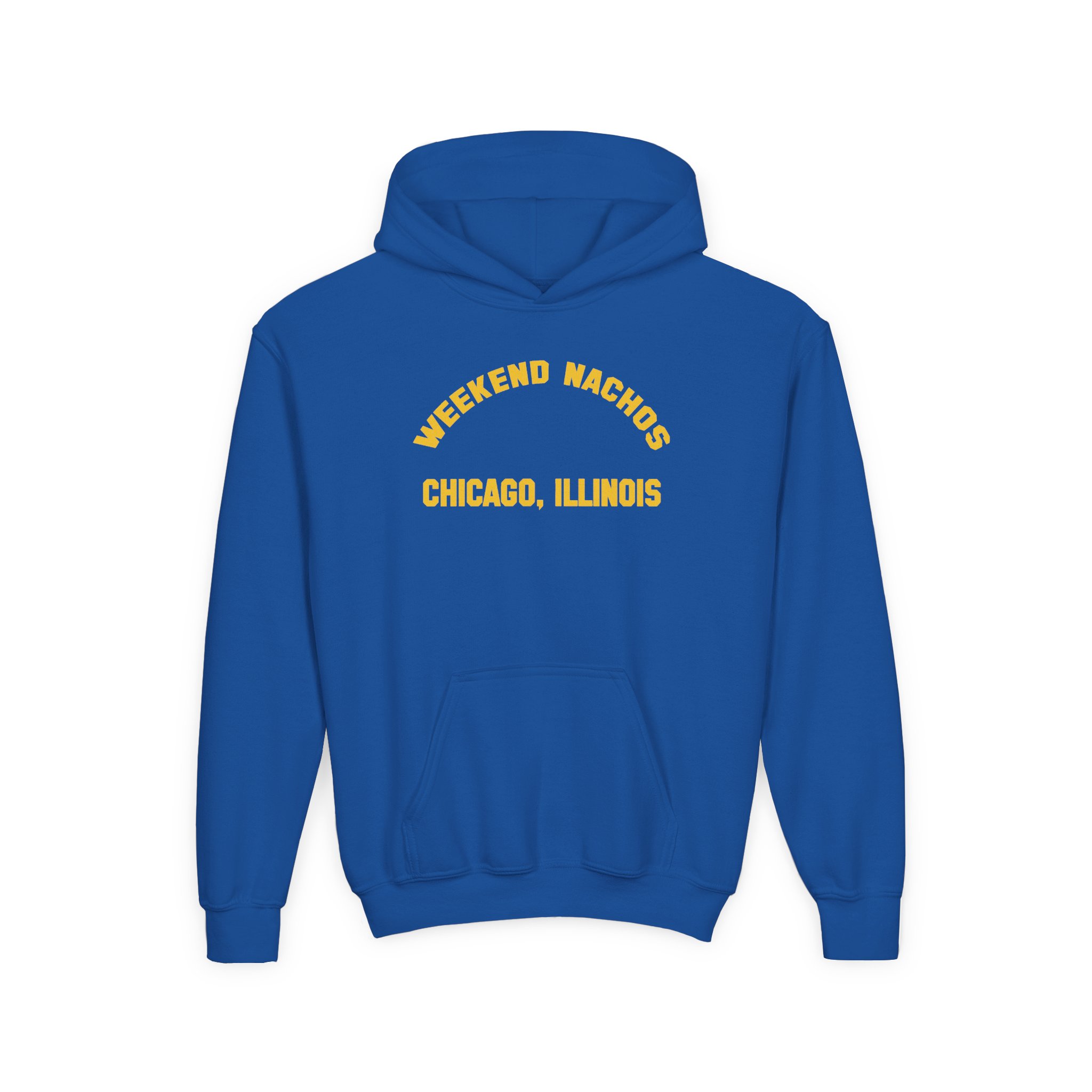 Youth Weekend Nachos Watch You Suffer Heavy Blend Hooded Sweatshirt - Image 7