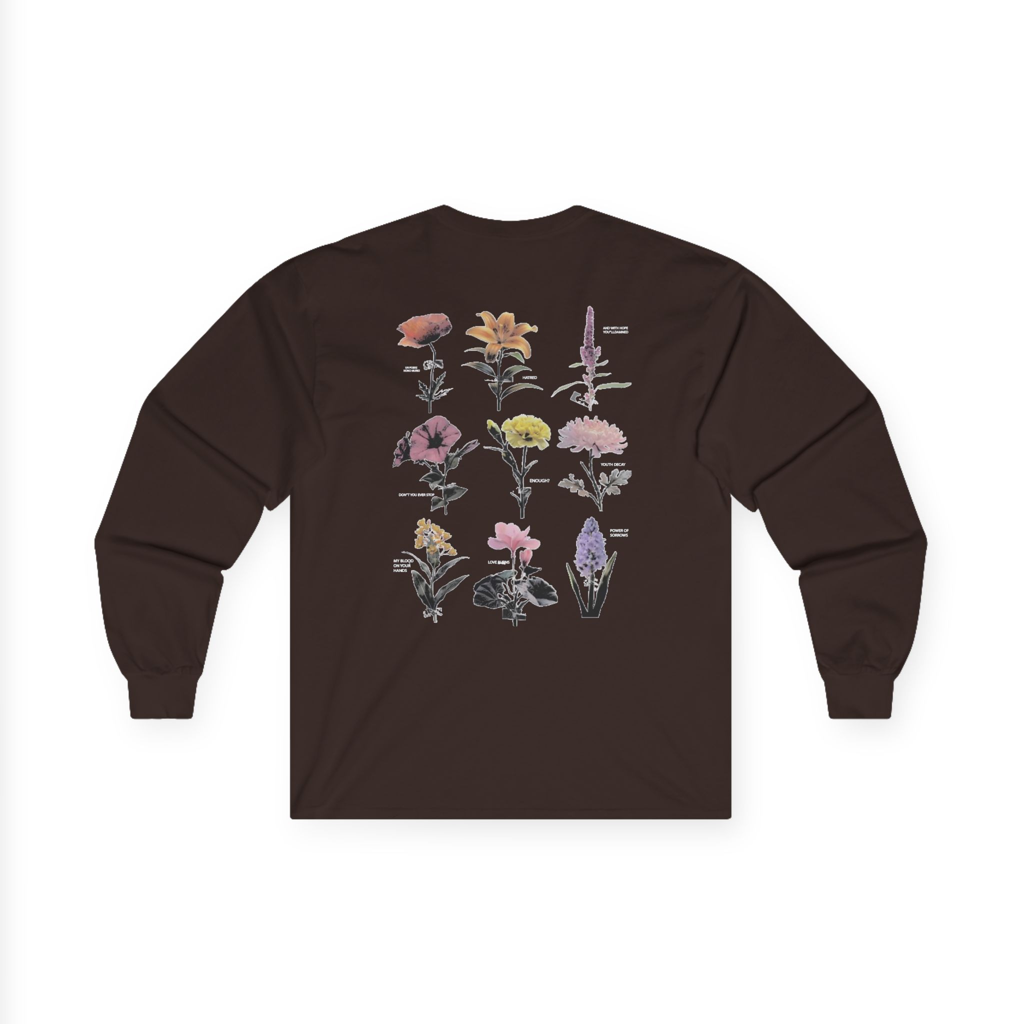 Paleface Swiss Hidden Flowers Unisex Ultra Cotton Long Sleeve Tee - Image 6