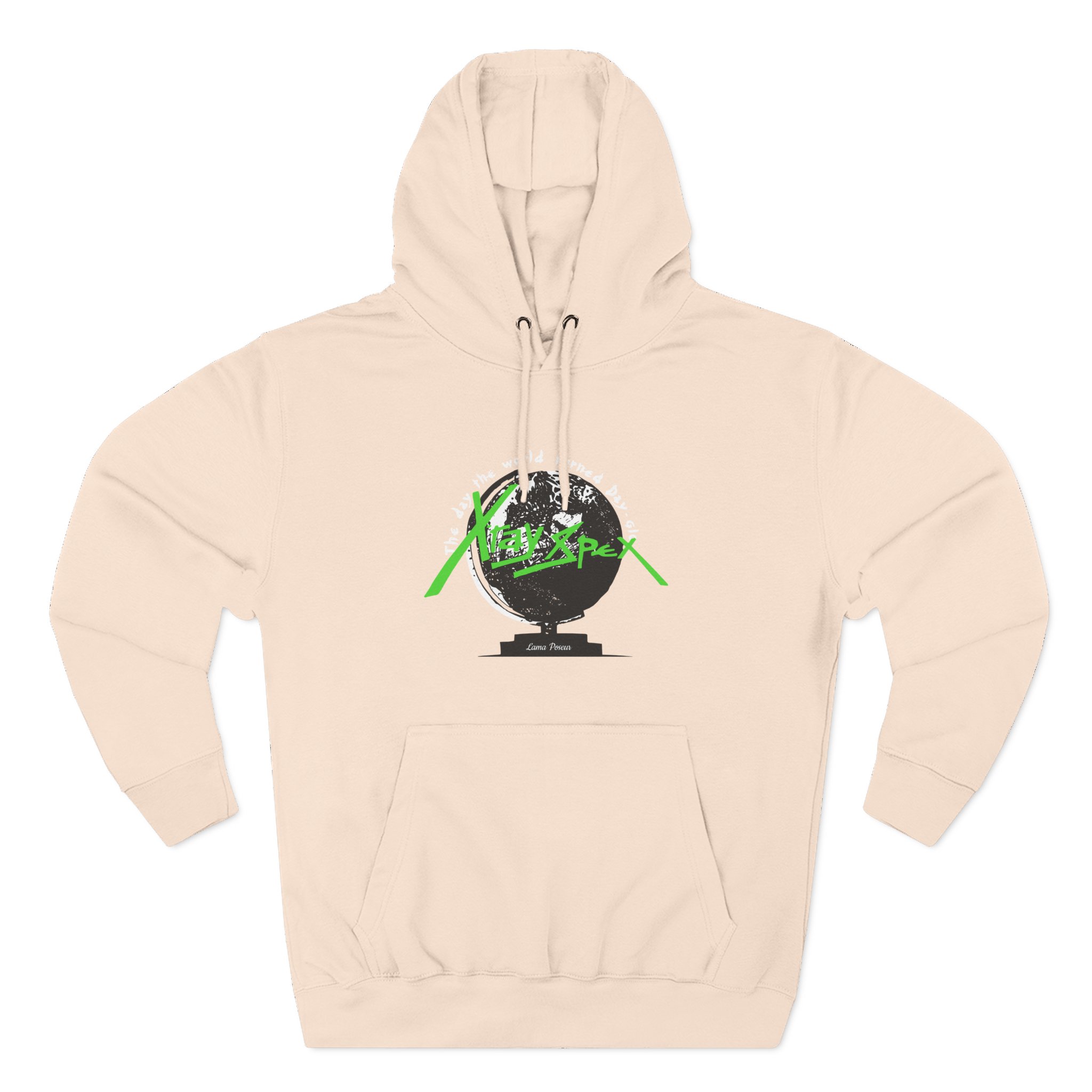 X-ray Spex Day-Glo Globe Three-panel Fleece Hoodie - Image 3