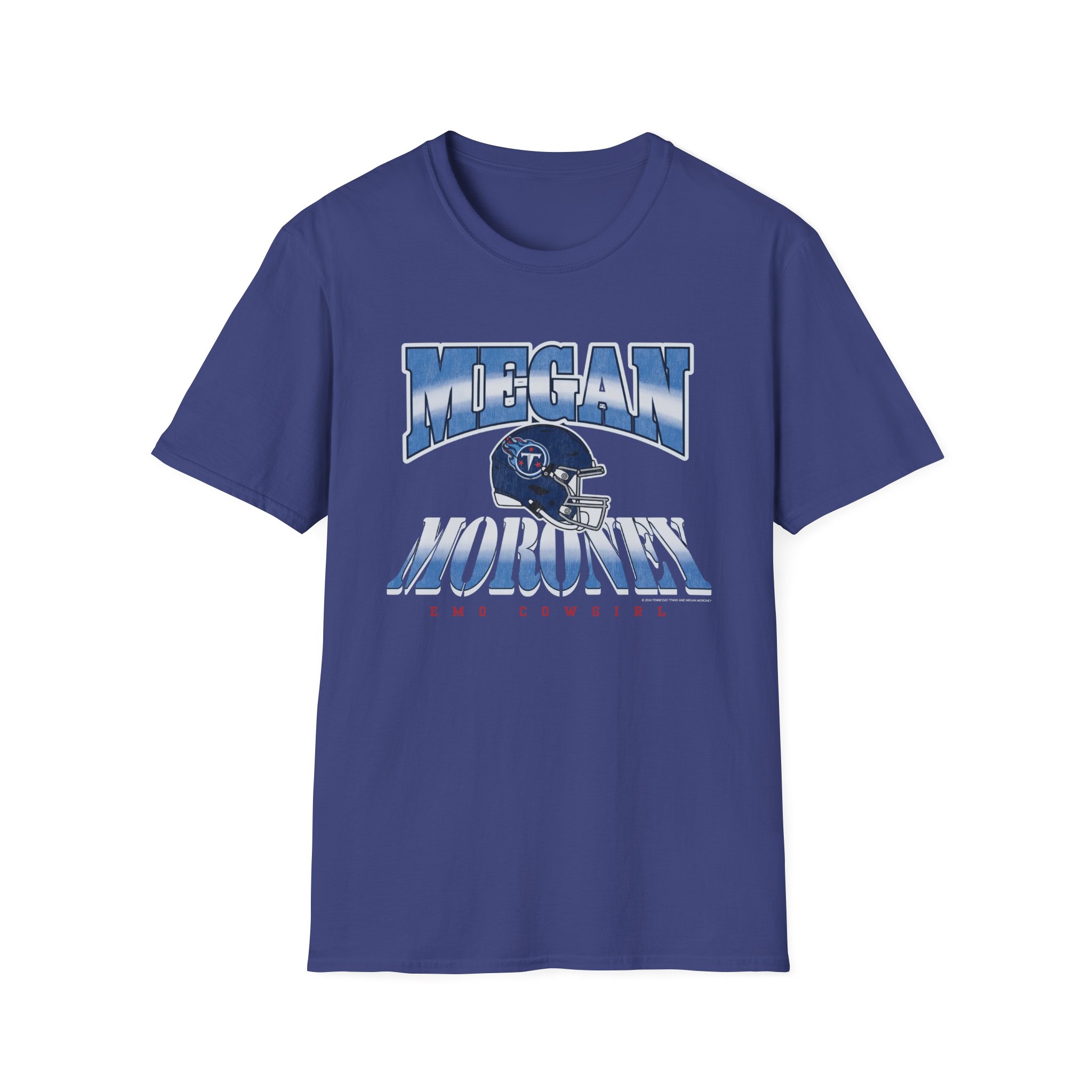 Megan Moroney Titans Helmet Unisex Softstyle T-Shirt - Image 9