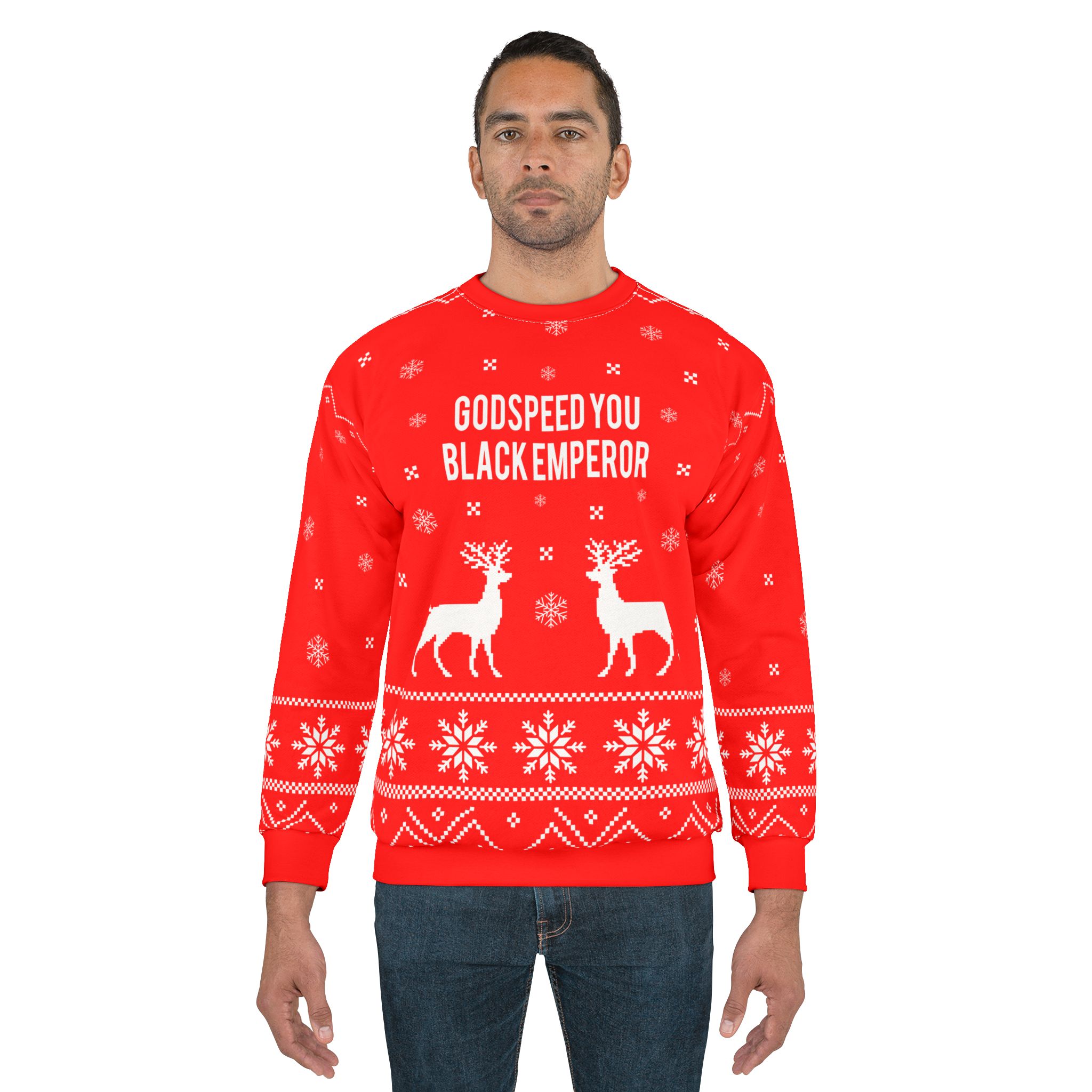 Godspeed You Black Emperor Unisex Sweatshirt (AOP) - Image 3