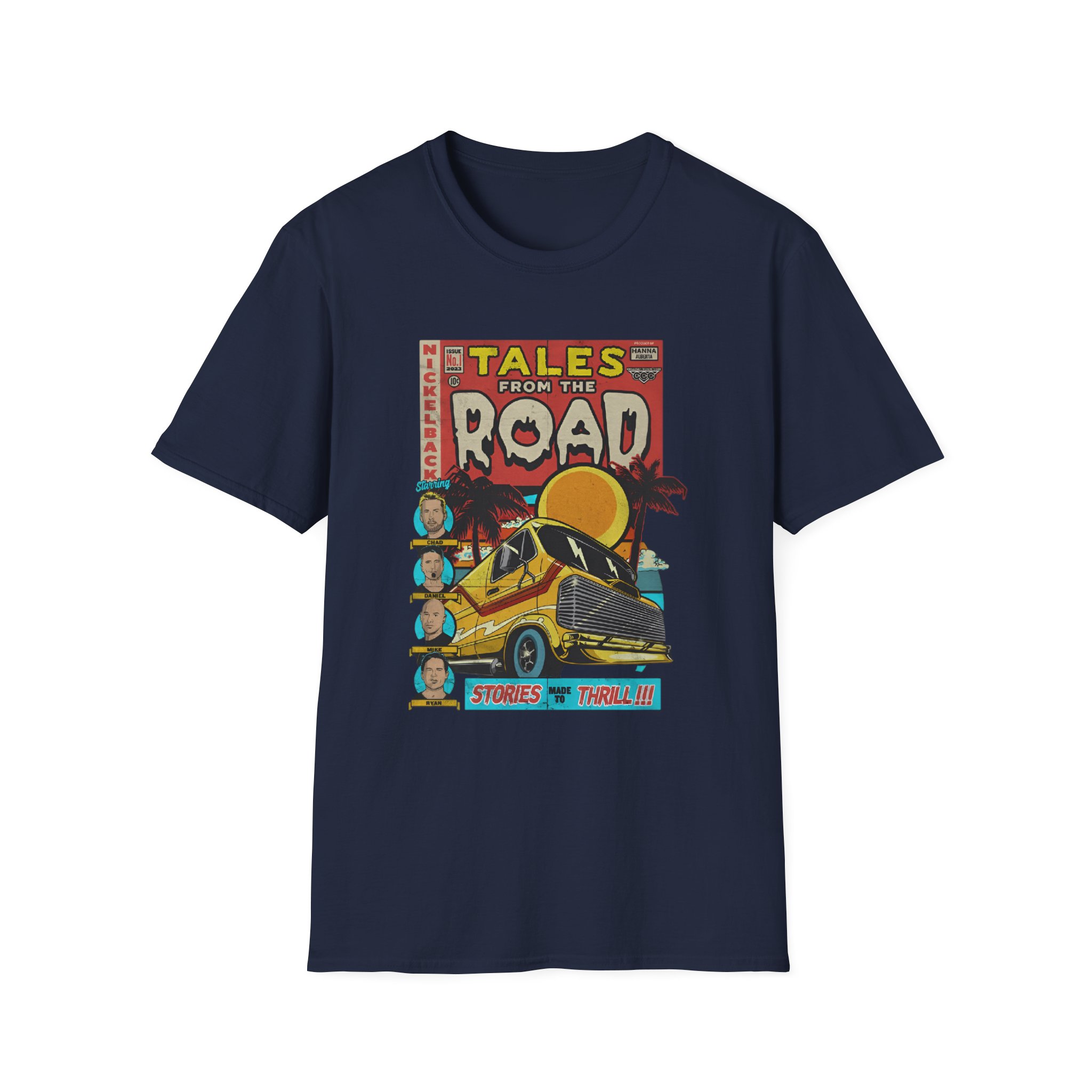 Nickelback Tales From the Road Unisex Softstyle T-Shirt - Image 7