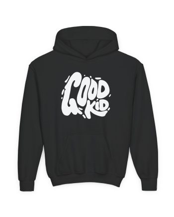 Good Kid Logo Youth Heavy Blend Hooded Sweatshirt
