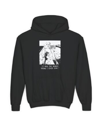 Chat Pile Worst Thing Youth Heavy Blend Hooded Sweatshirt