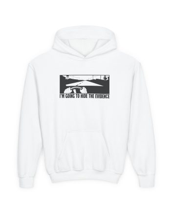 Shroud Hide The Evidence Youth Heavy Blend Hooded Sweatshirt