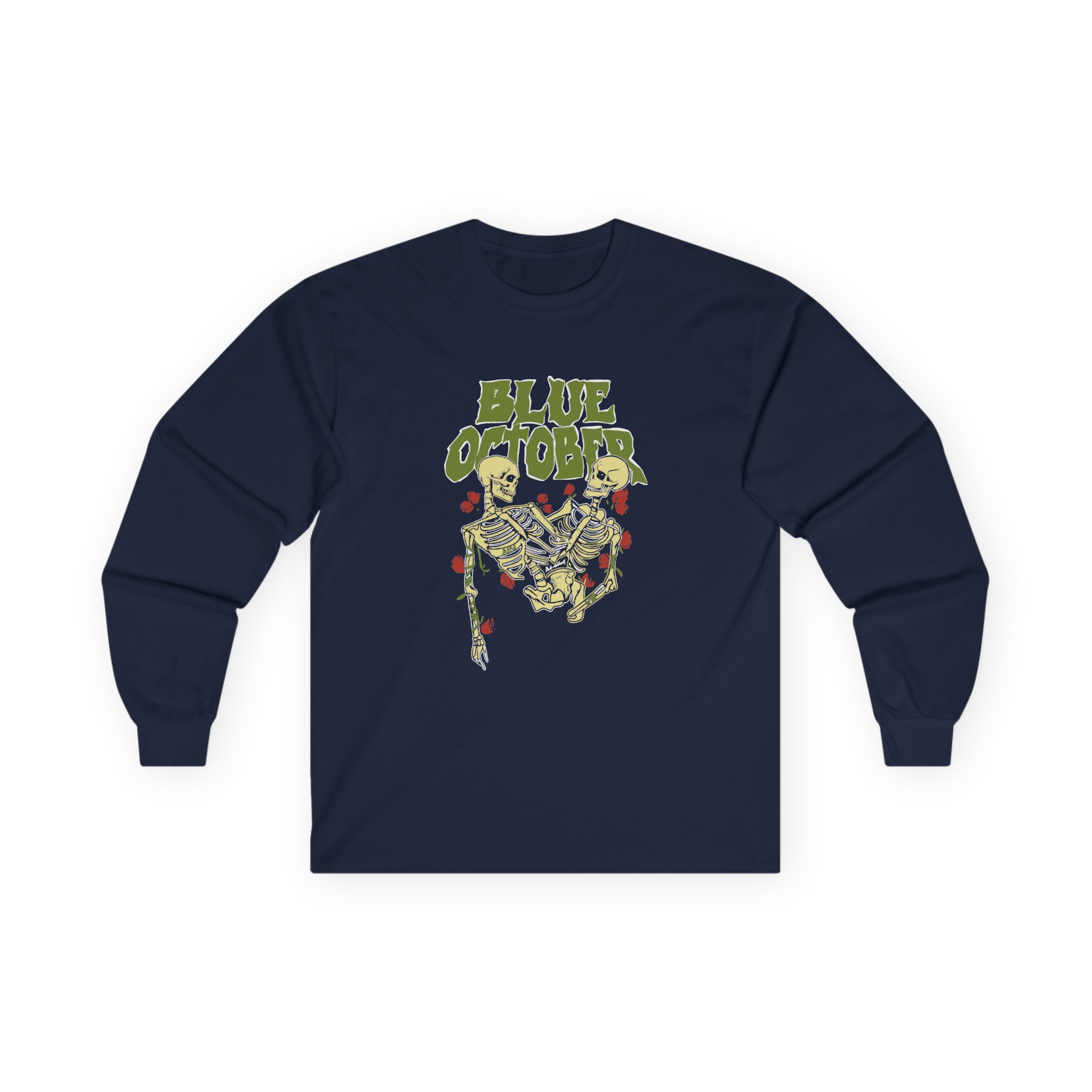 Blue October Skeleton Buddies Unisex Ultra Cotton Long Sleeve Tee - Image 3
