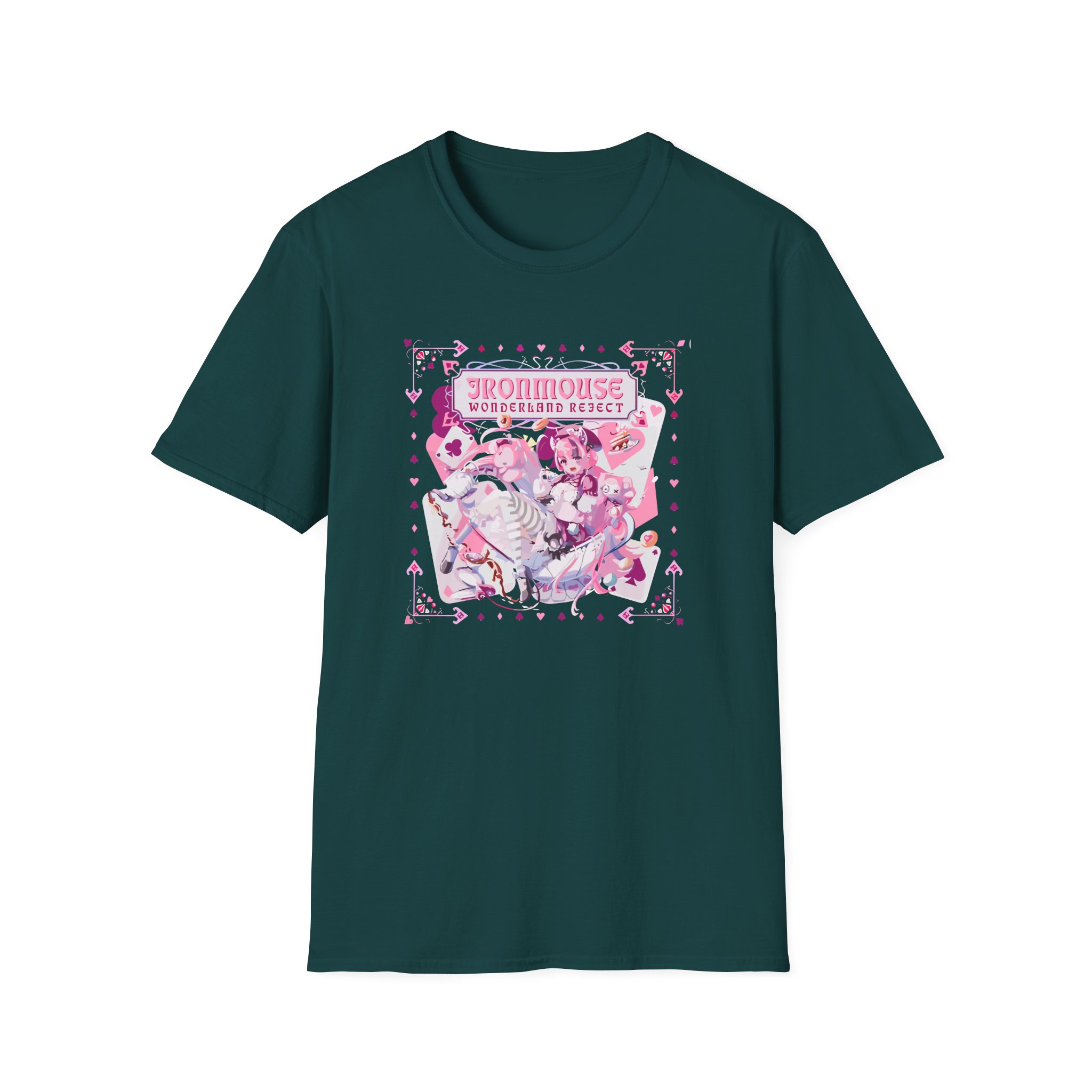 Ironmouse Wonderland Reject Unisex Softstyle T-Shirt - Image 7