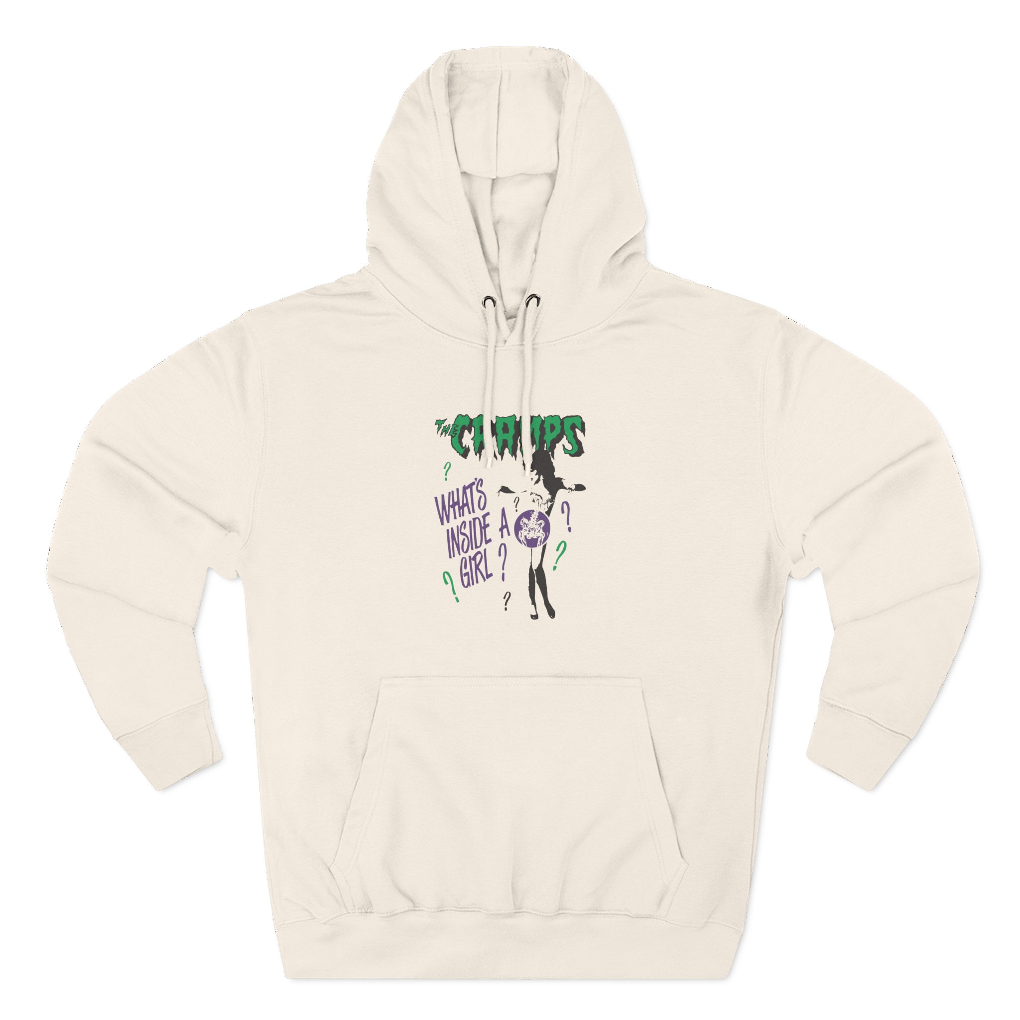 The Cramps What's Inside a Girl Three-Panel Fleece Hoodie - Image 3