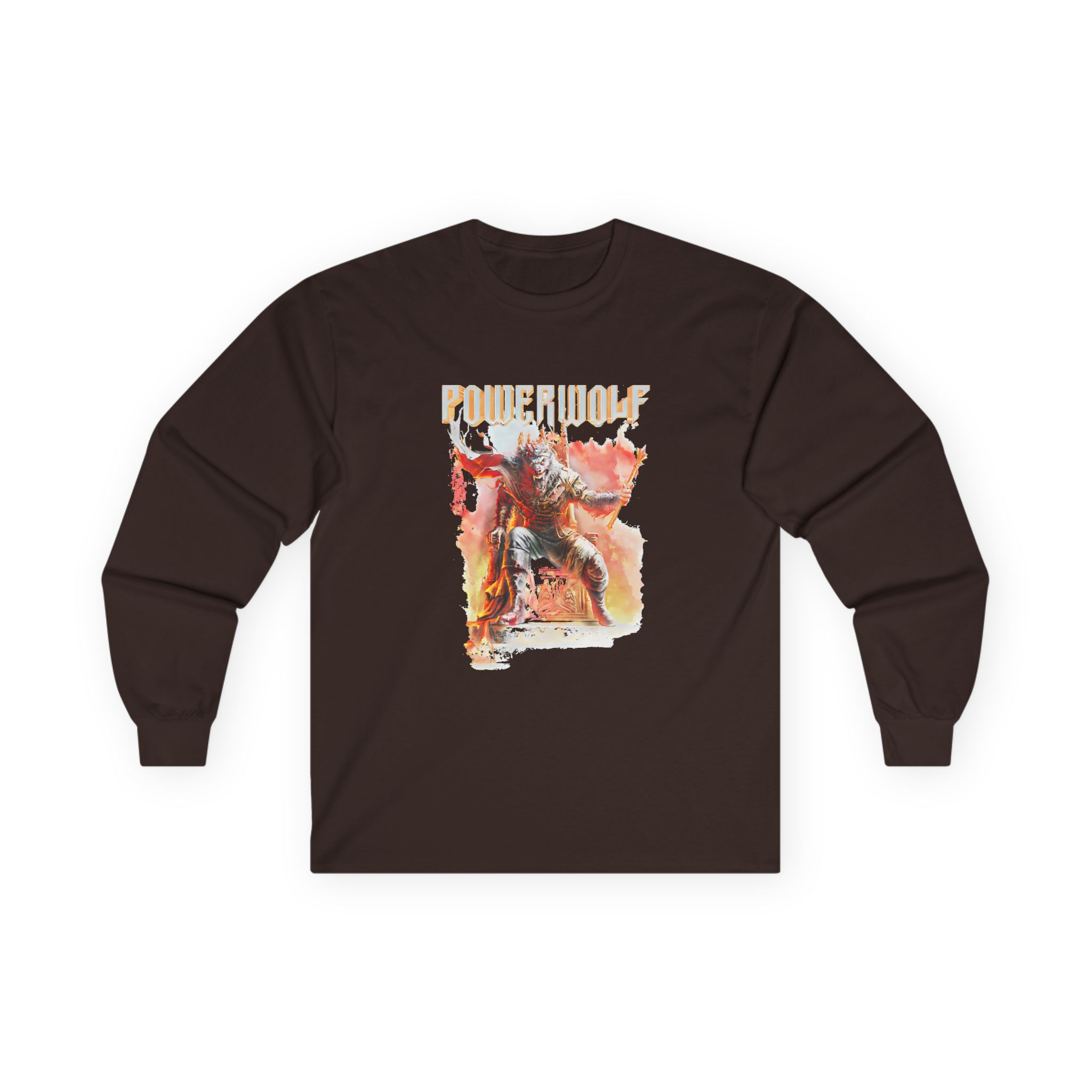 Powerwolf Wake Up The Wicked Cover Unisex Ultra Cotton Long Sleeve Tee - Image 3