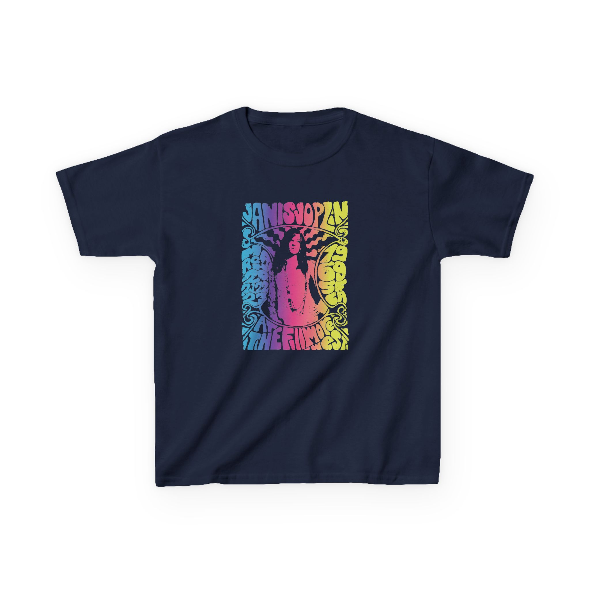 Janis Joplin at the Filmore Kids Heavy Cotton™ Tee - Image 5