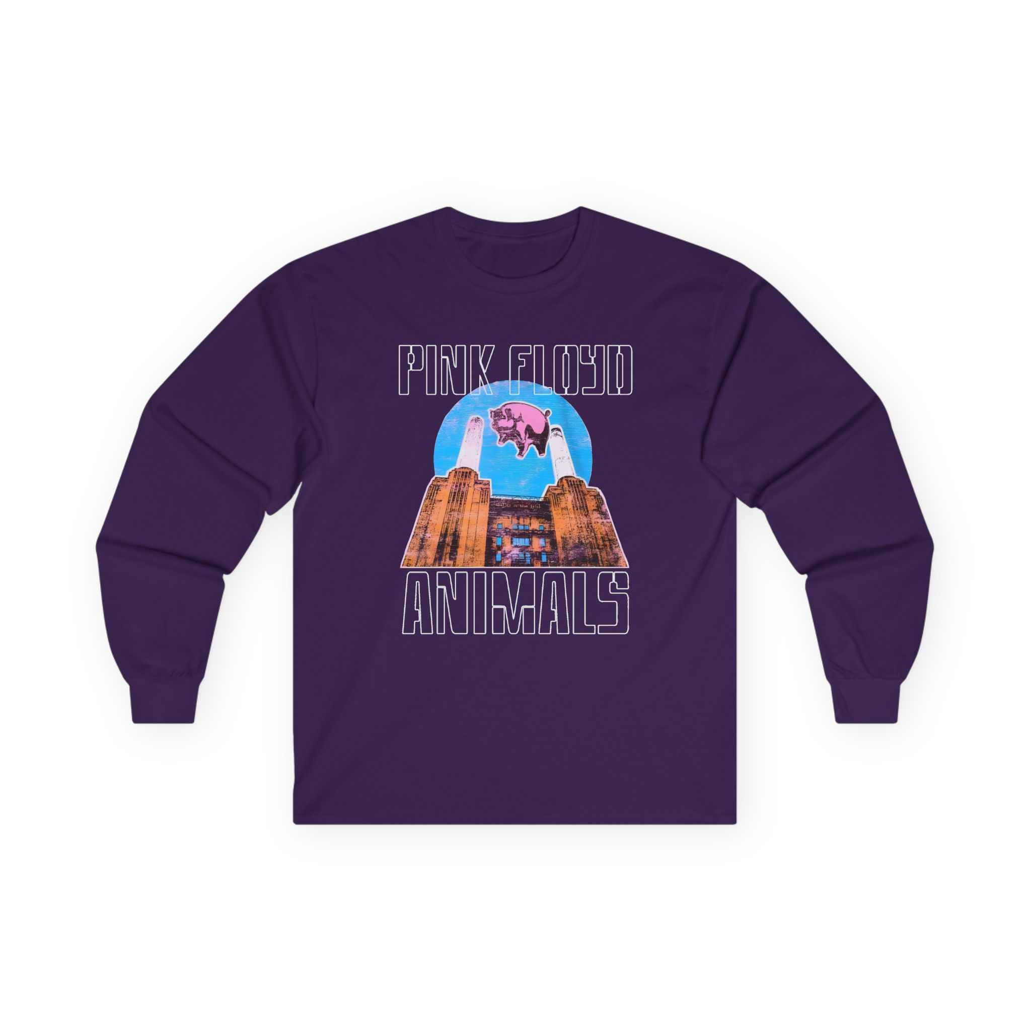 Pink Floyd Animals Pink Unisex Ultra Cotton Long Sleeve Tee - Image 11