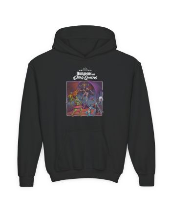 Dropout Dungeons and Drag Queens Youth Heavy Blend Hooded Sweatshirt